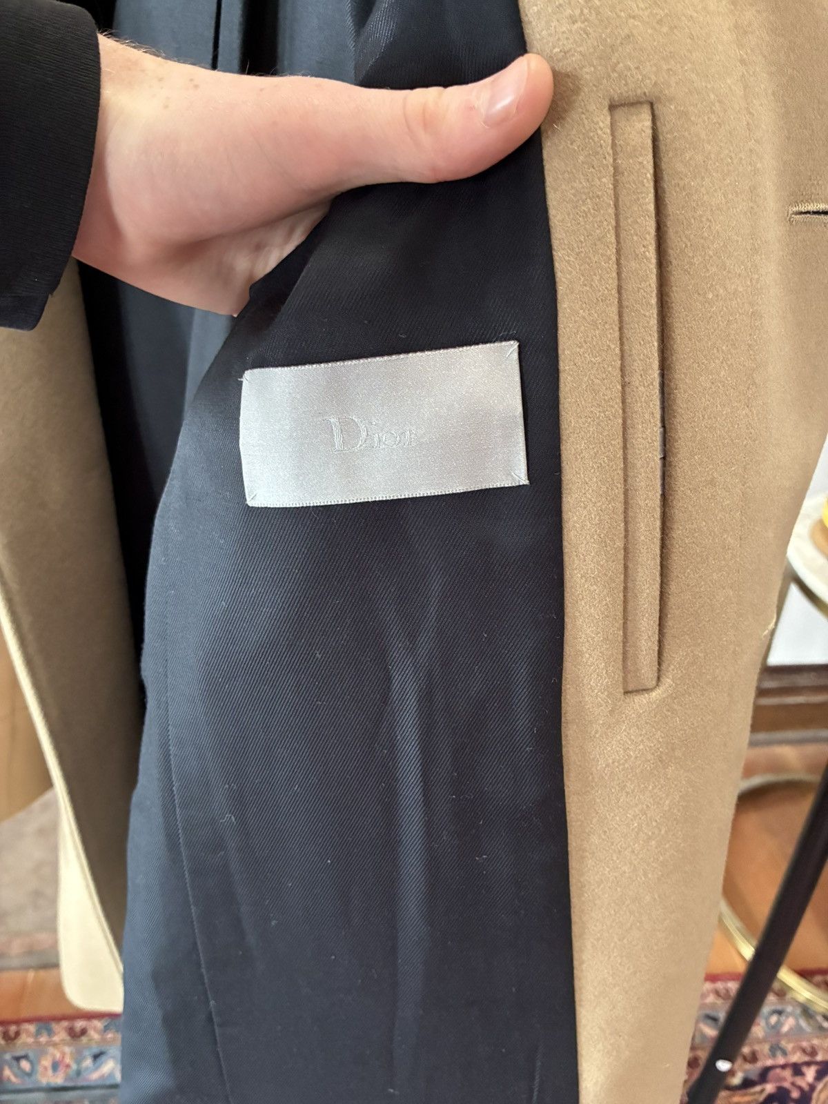 Hedi Slimane Dior Homme AW04 “VOTC” Hooded Wool Trench Coat Size 46 Camel Size US S / EU 44-46 / 1 - 10 Thumbnail