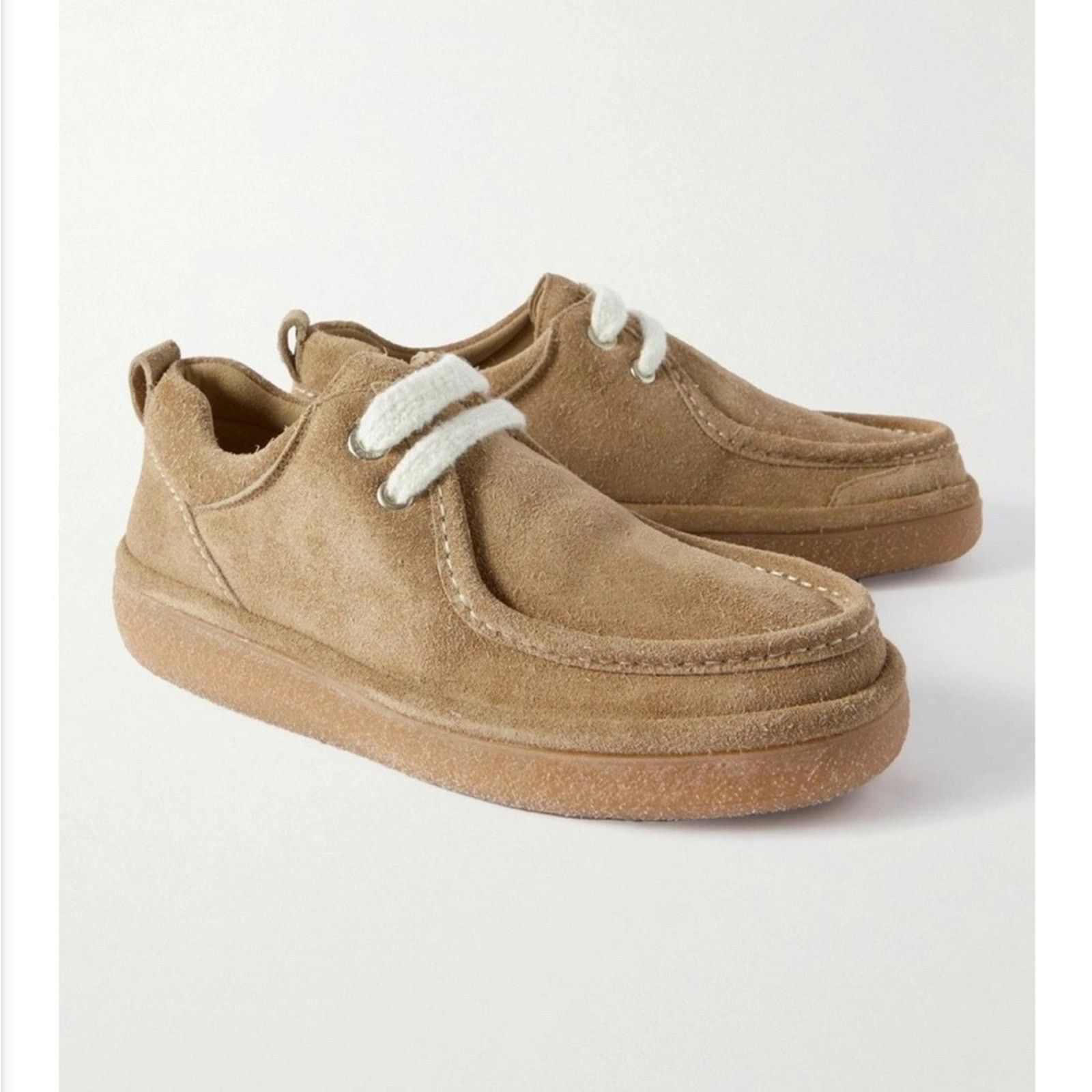Vintage Miu Miu Leather Velcro Derbys