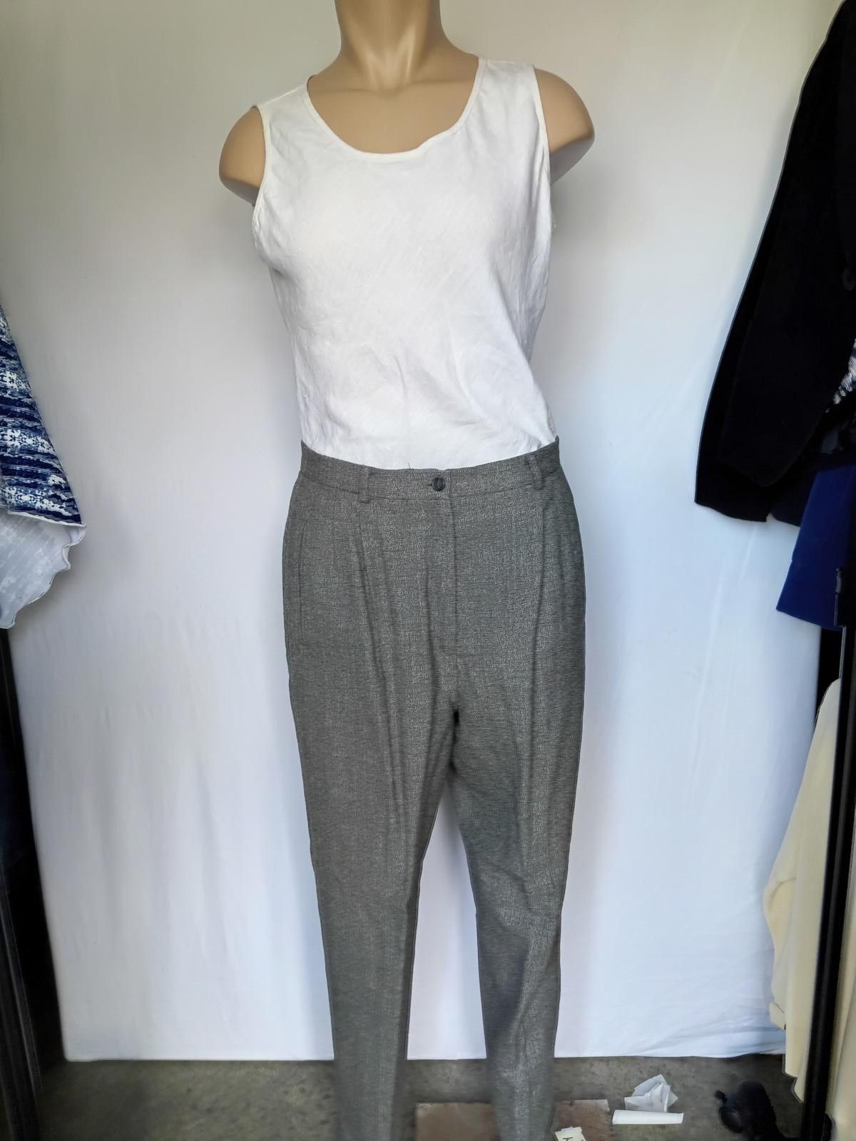 Chaps Ralph Lauren Chaus Women's Gray Suit Set Size L / US 10 / IT 46 - 3 Thumbnail