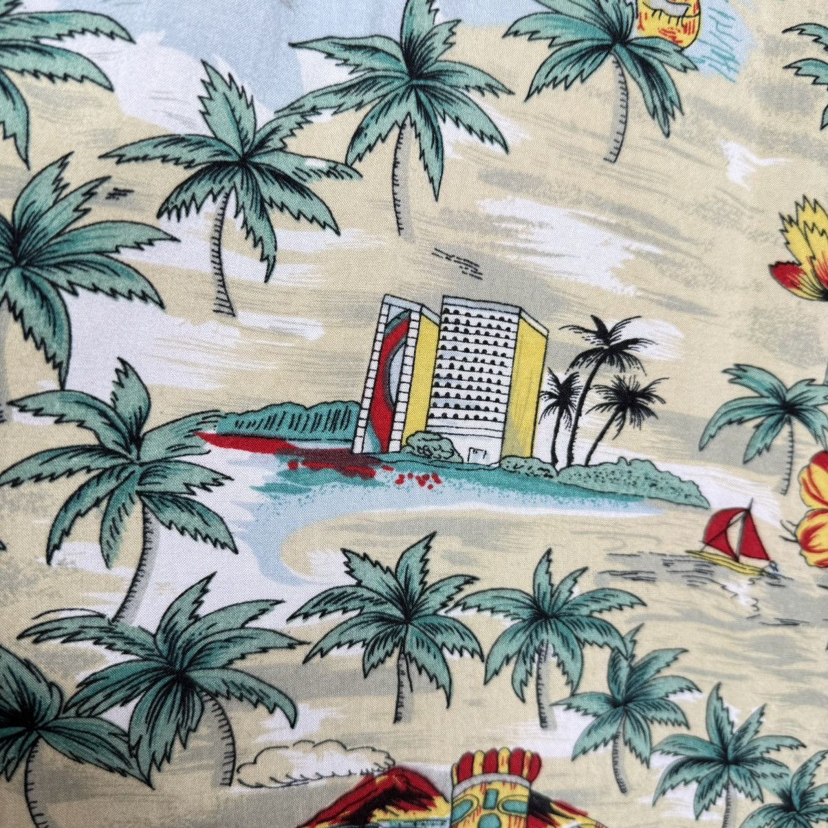 Other Vintage 90s Hawaiian Button Up Shirt Men’s XL Hula Tiki Size US XL / EU 56 / 4 - 7 Thumbnail