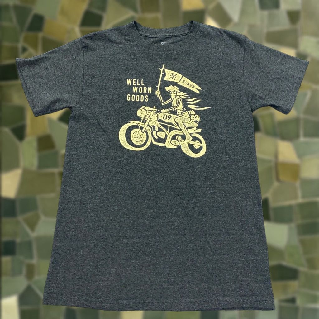 Hanes The Roark Revival Shirt Mens Small Grey Well Worn Goods Motorcycle Pirate Size US S / EU 44-46 / 1 - 1 Thumbnail