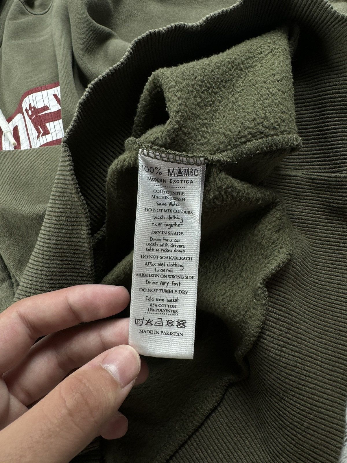 Mambo Mambo Distressed Dog logo Retro Surf Wear Skate Green Hoodie Size US S / EU 44-46 / 1 - 10 Thumbnail