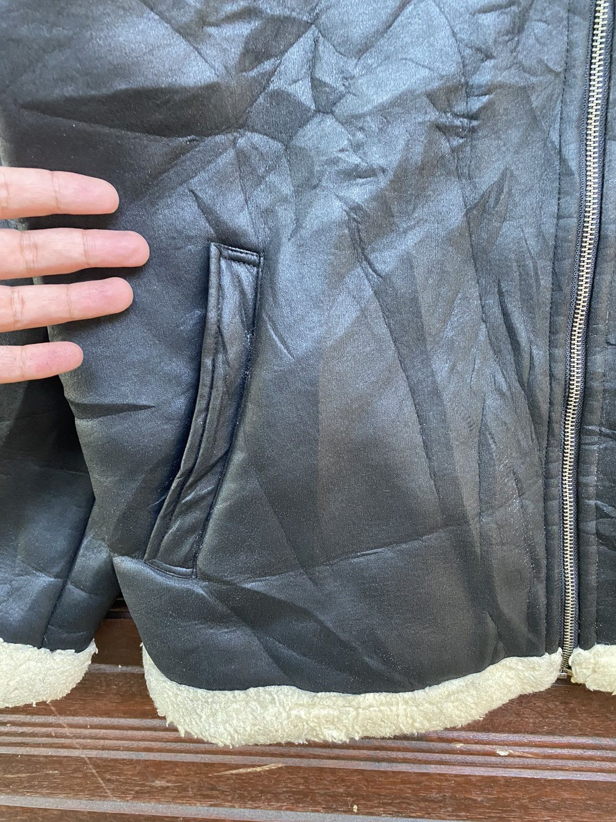 Japanese Brand Vintage BxBk Sherpa Shearling Jacket Size US L / EU 52-54 / 3 - 4 Thumbnail