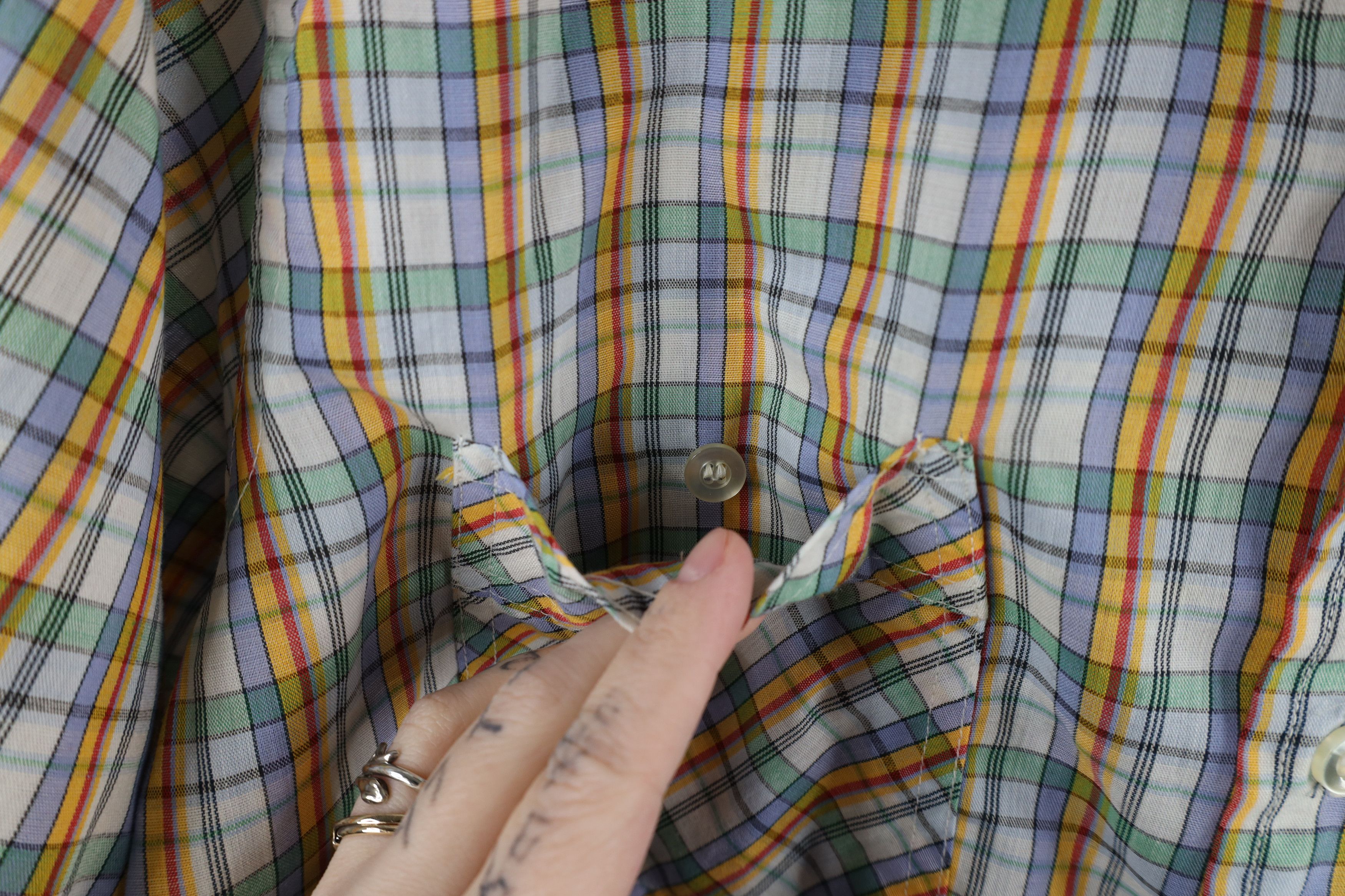 Levi's × Vintage Vintage 70s Levis Western Short Sleeve Button Shirt USA Size US M / EU 48-50 / 2 - 6 Thumbnail