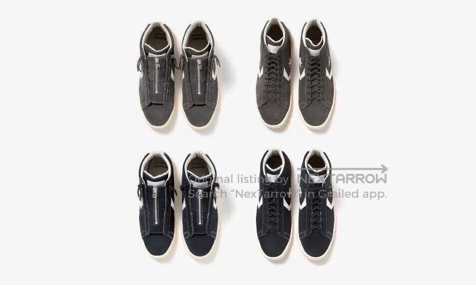 Nonnative converse pro leather high-top sneakers for men. Size US 8.5 / EU 41-42 - 4 Thumbnail