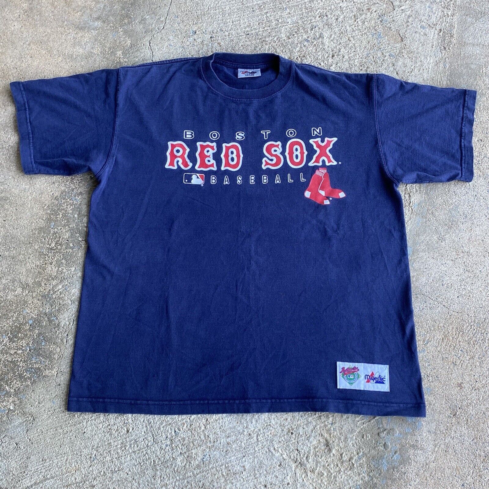 Majestic Vintage Y2K Boston Red Sox MLB Baseball T Shirt Majestic Size US XL / EU 56 / 4 - 2 Thumbnail