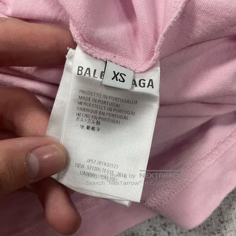 Other Balenciaga Pink Small Logo Short Sleeve Size US XS / EU 42 / 0 - 4 Thumbnail