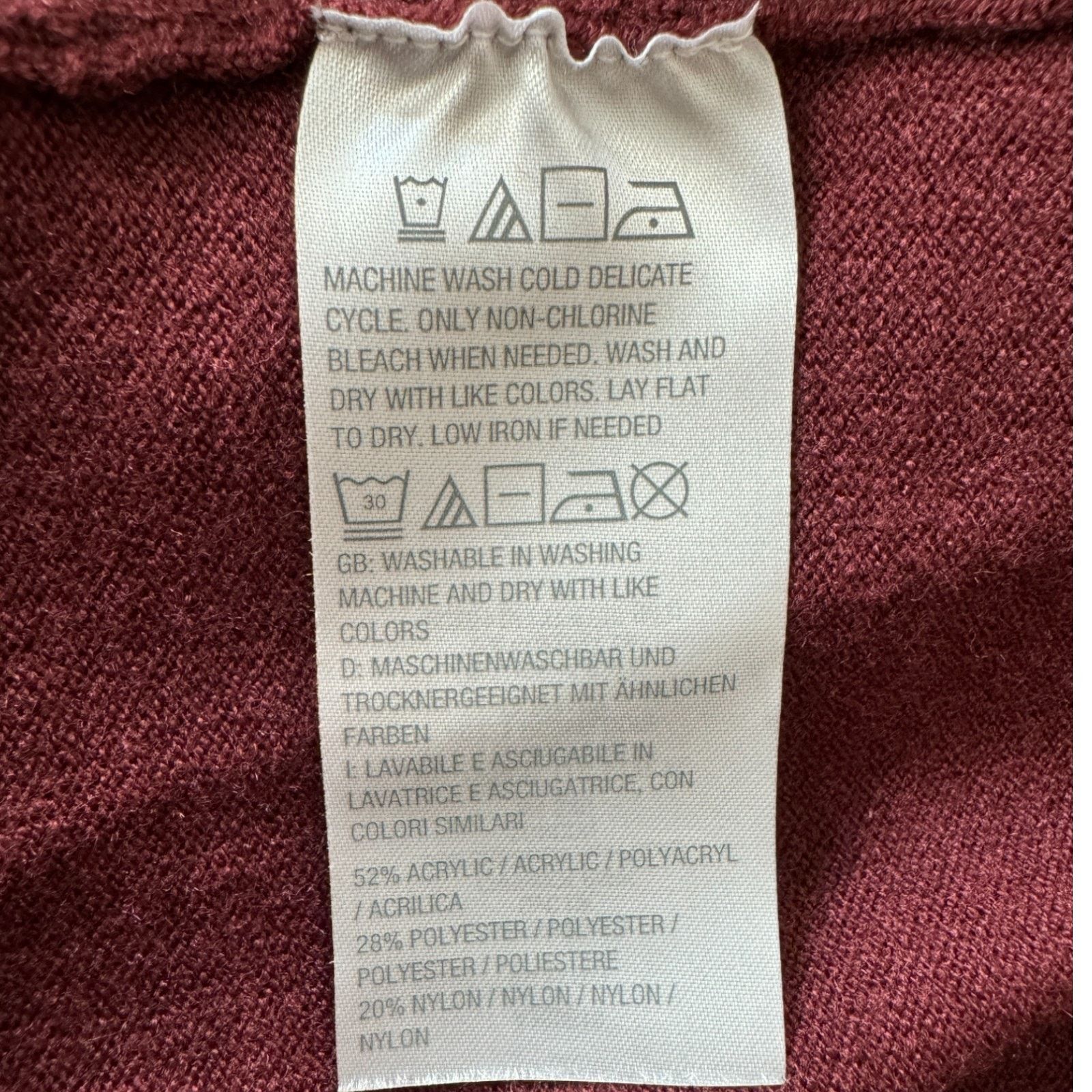 Jason Wu J Jason Wu Double Knit Jacket Wine 3X Pockets Size 3XL / US 20-22 - 9 Thumbnail