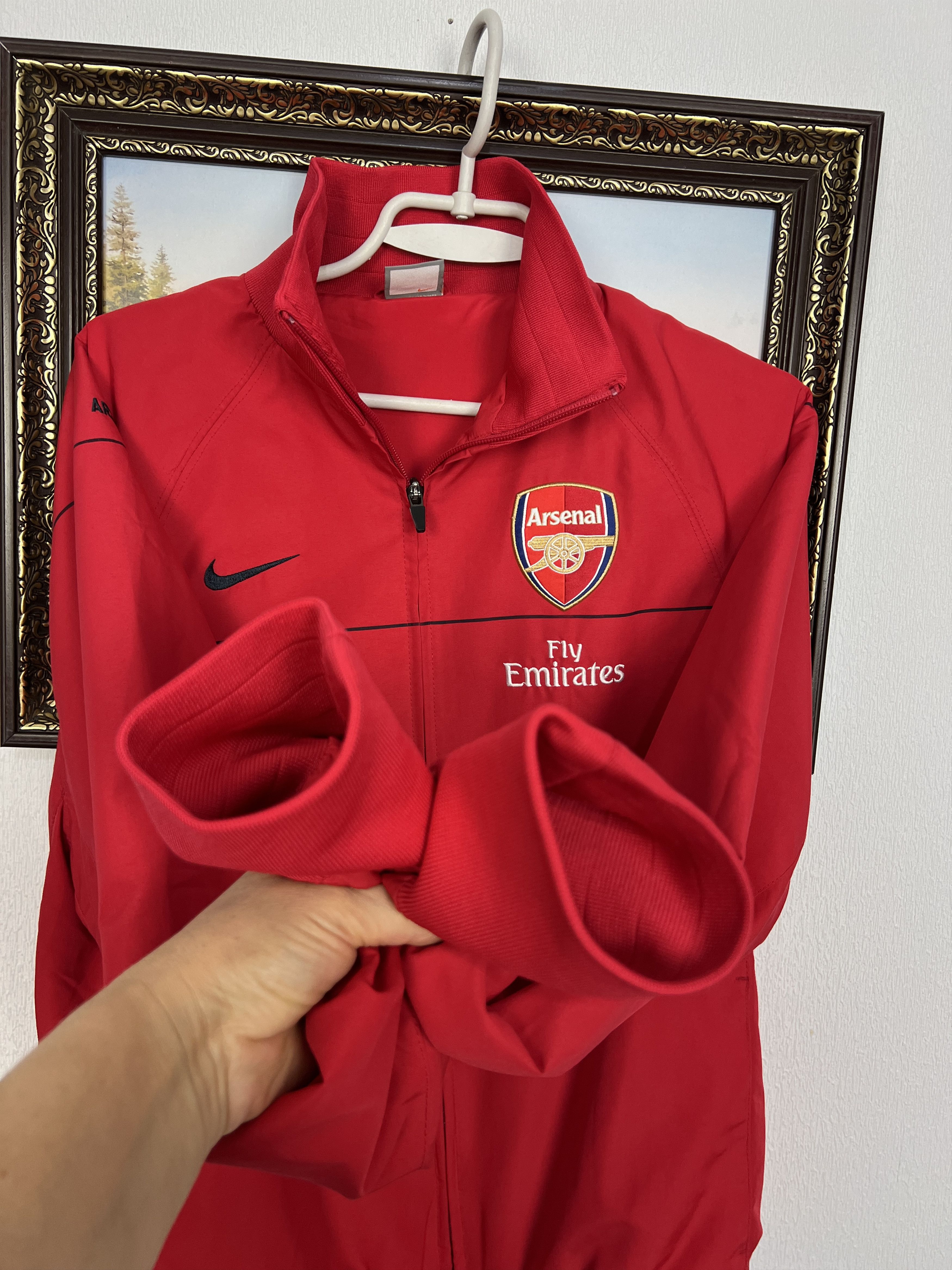 Nike Vintage Arsenal Football Jacket Soccer Track Top Gunners Size US M / EU 48-50 / 2 - 6 Thumbnail