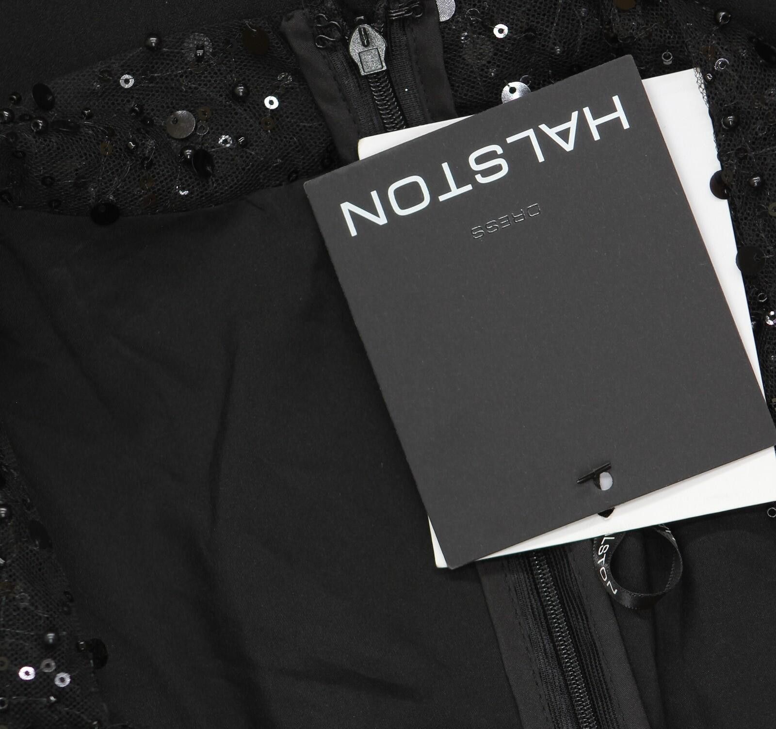 Other Halston Sequined Embellished Jumpsuit Hd4i1aul Black 16 Size 38" / US 16 / IT 52 - 3 Thumbnail