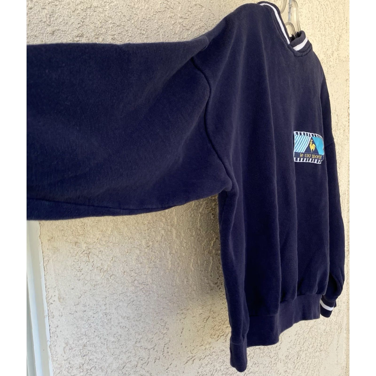 Le Coq Sportif VINTAGE Le Coq Sportif Sweatshirt M 80s 90s V Neck Kapalua Butterly Logo Hawaii Size US M / EU 48-50 / 2 - 5 Thumbnail