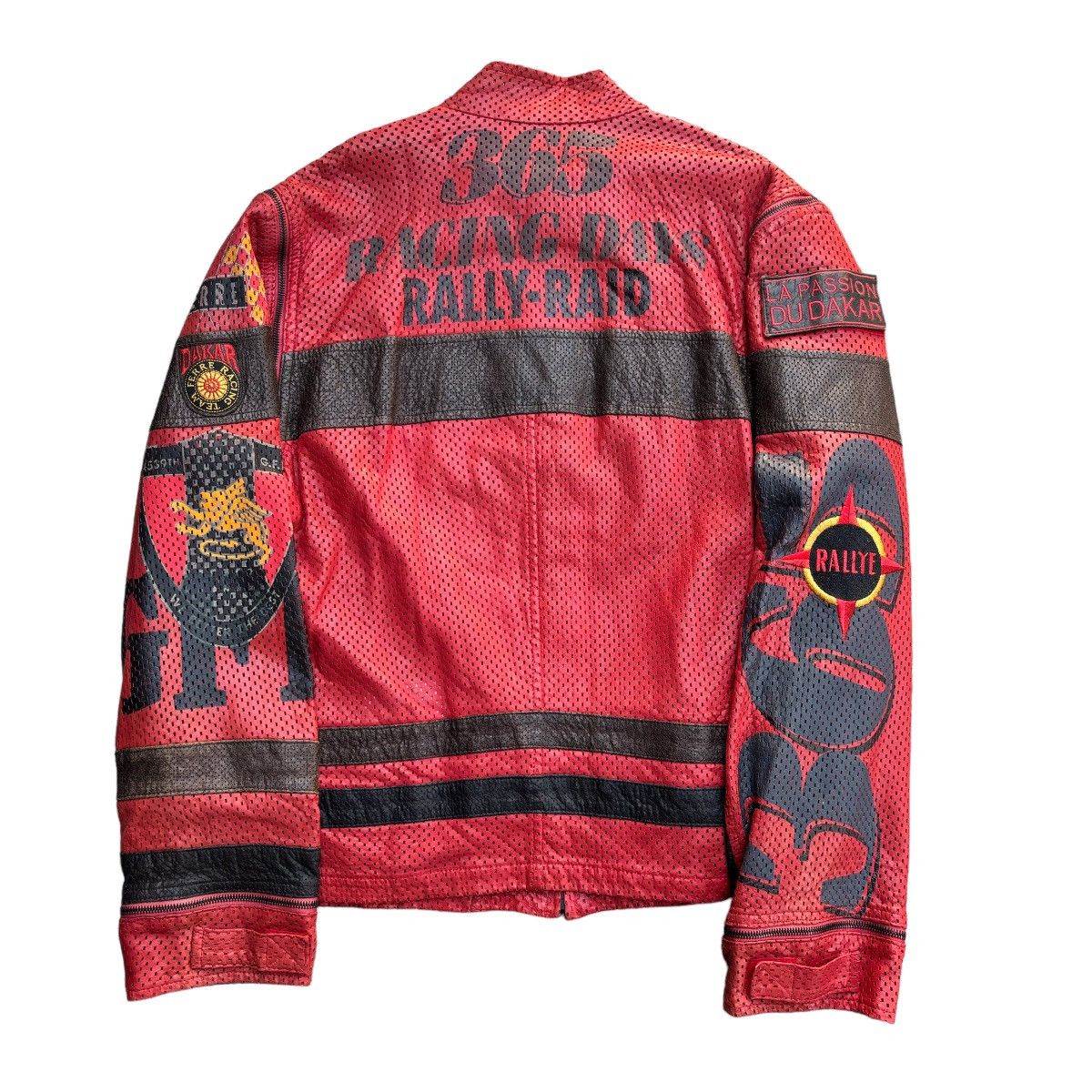 Gianfranco Ferre Ferre Racing Team Rally Dakar Leather Jacket Size US M / EU 48-50 / 2 - 10 Thumbnail
