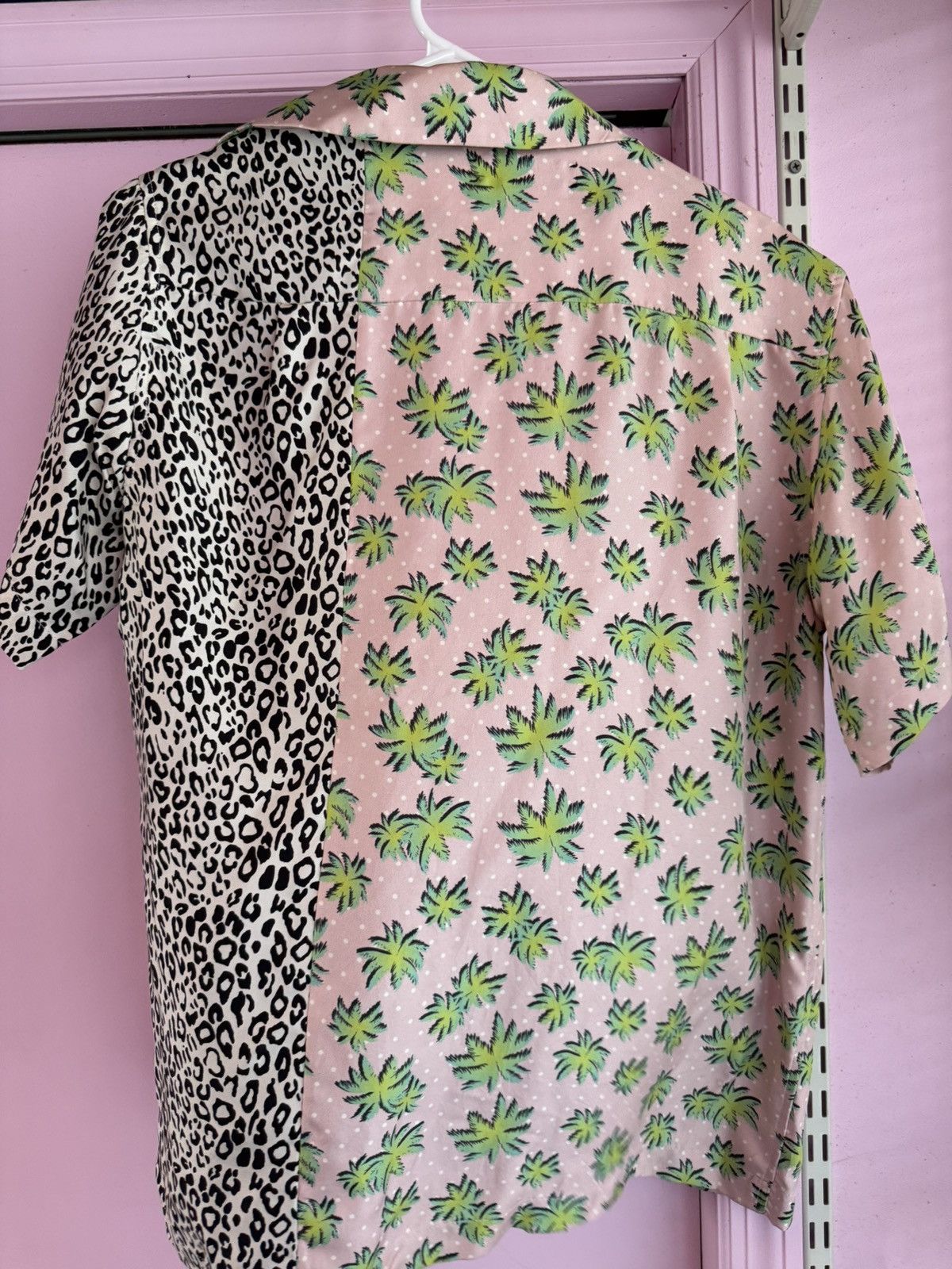 Amiri Amiri Palm Tree & Leopard Silk Buttondown Size US S / EU 44-46 / 1 - 2 Thumbnail