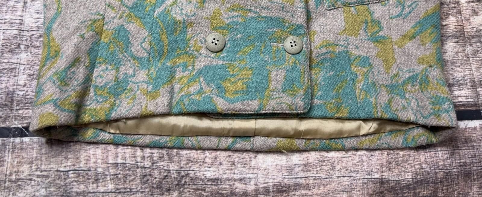 The Unbranded Brand VTG Wool Jacket Womens Medium Made in France Double Breasted Size M / US 6-8 / IT 42-44 - 7 Thumbnail