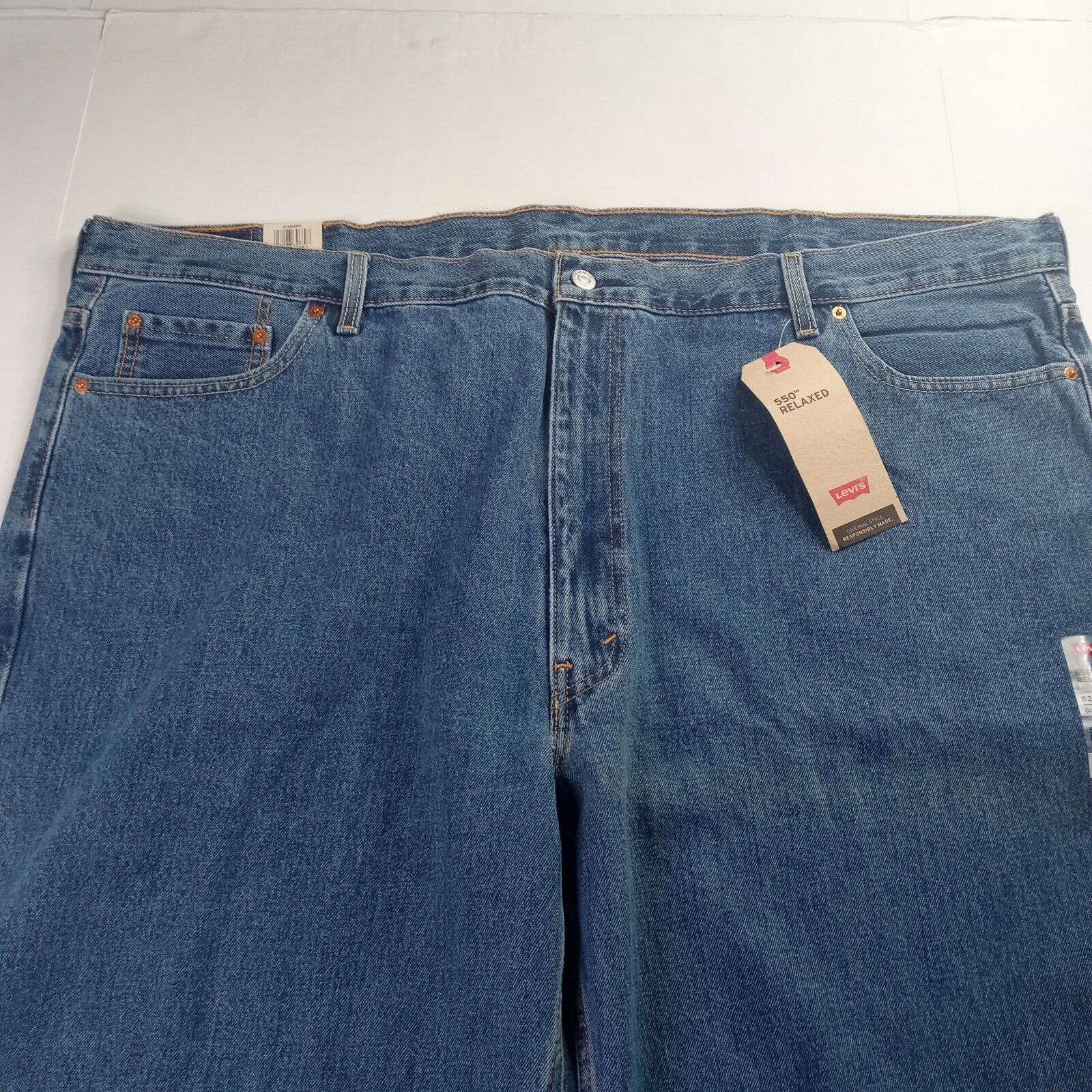 Levi's Levi's 550 Relaxed Jeans Men’s Size 52x30 Blue Loose Tapered Size US 44 / EU 60 - 3 Thumbnail