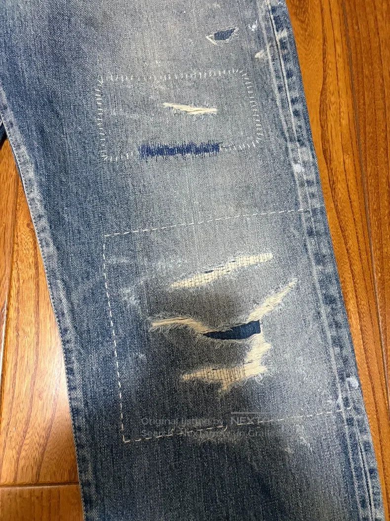 Neighborhood Neighborhood size L 21AW King of Denim SCRATCH SAVAGE Wash Size US 27 - 4 Thumbnail