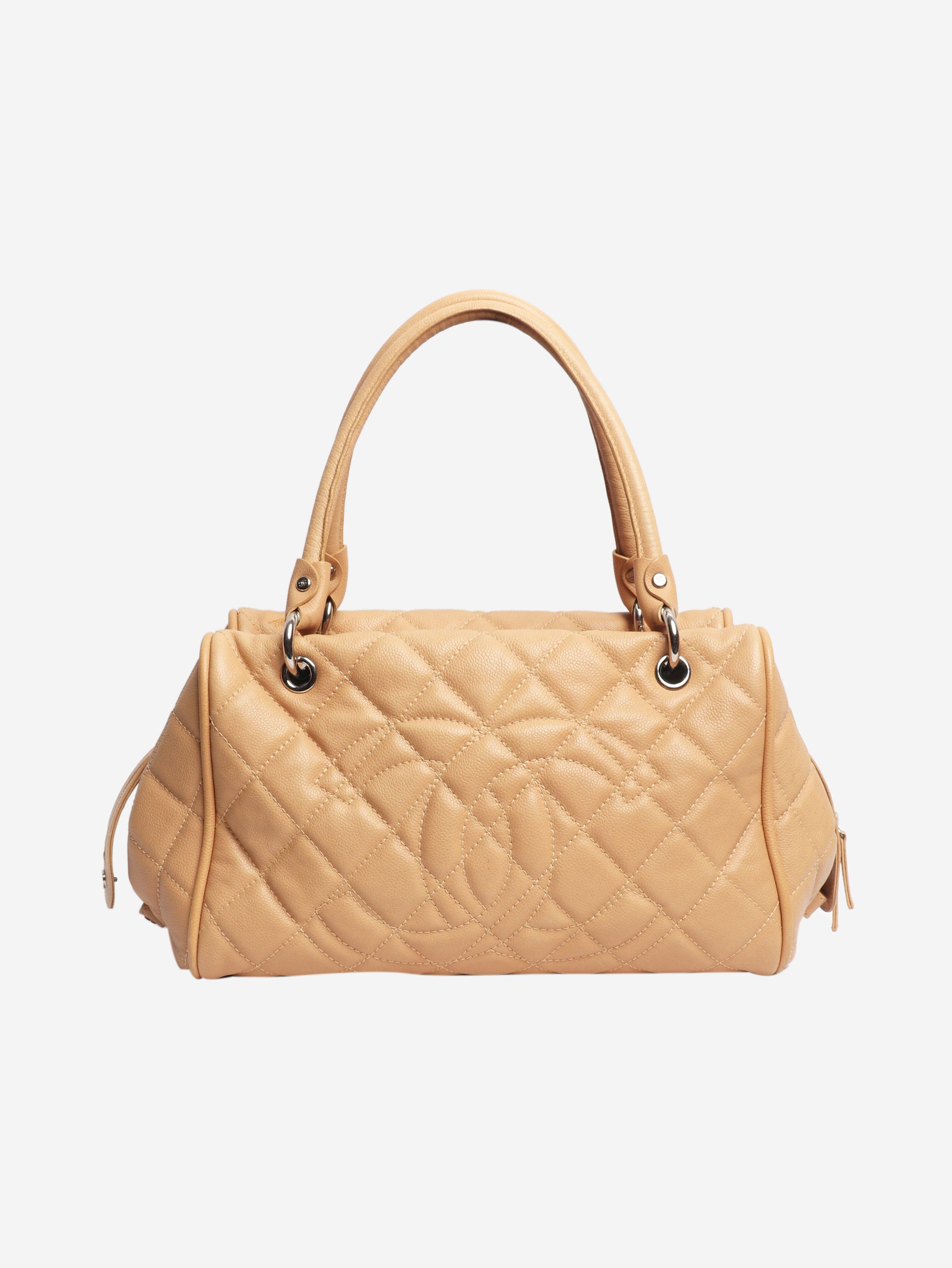 Chanel Beige 2008 caviar quilted top handle bag Size ONE SIZE - 1 Thumbnail