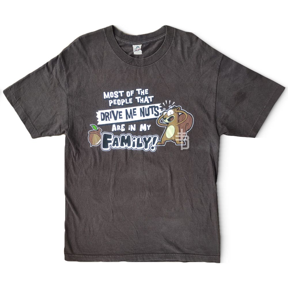 Vintage Vintage 00s Quote Tee Drive me Nuts Size US L / EU 52-54 / 3 - 1 Thumbnail