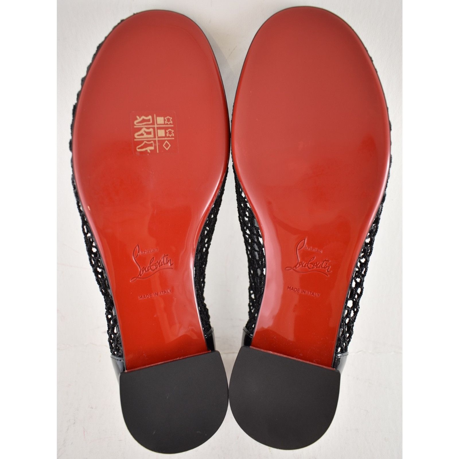 Christian Louboutin Christian Louboutin Sweetie Jane Mesh Flat Black Patent Size US 10 / IT 40 - 21 Thumbnail