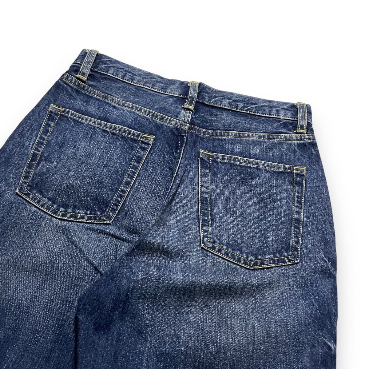 Japanese Brand ORIGINAL JAPANES GU DENIM LOOSE STRAIGHTCUT (28×39) Size US 28 / EU 44 - 9 Thumbnail