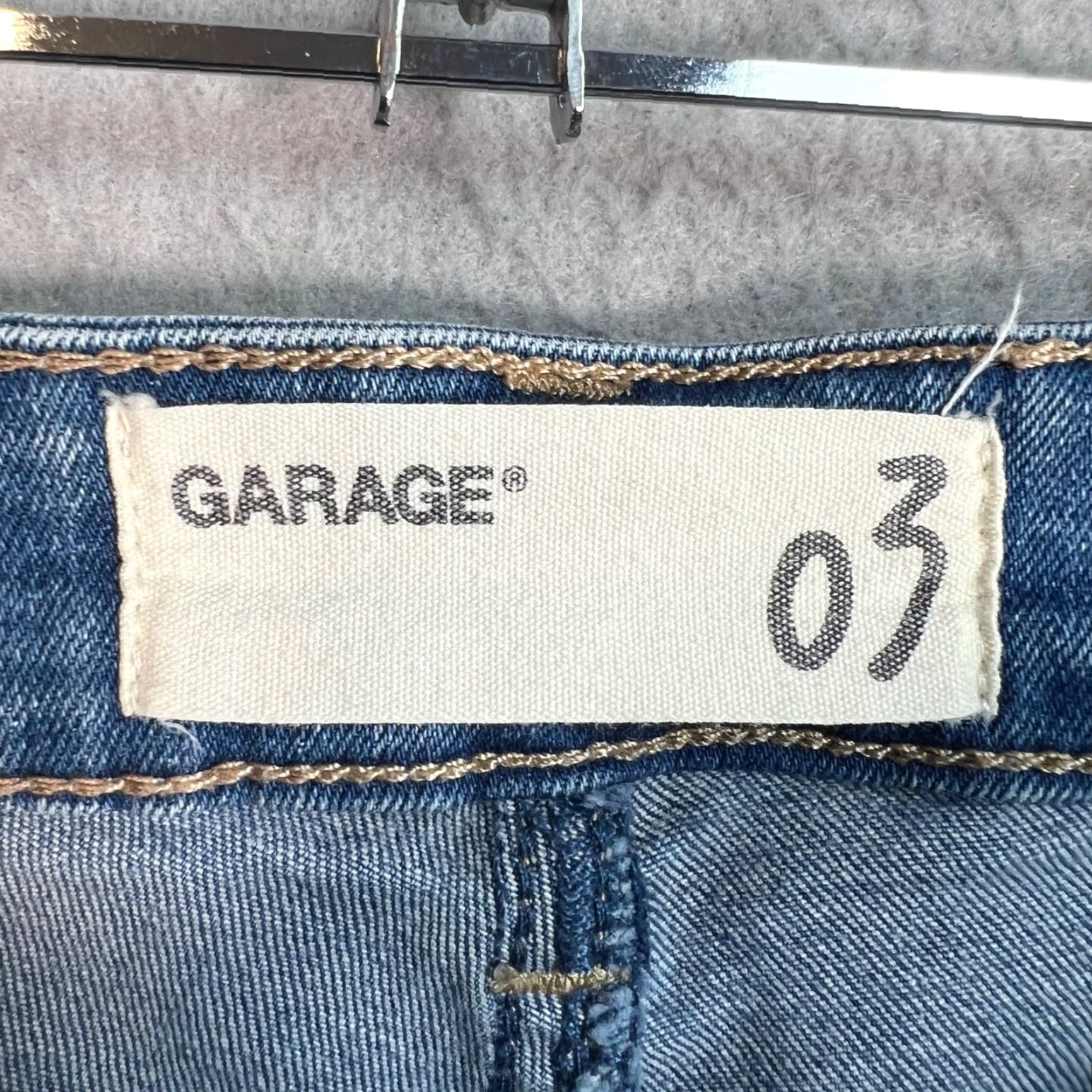 Garage VINTAGE Garage Jeans Flared High Waisted Womens Size 3 Light Blue Denim 30 In Inseam Blue Cotton Blend Size 26" / US 2 / IT 38 - 3 Thumbnail