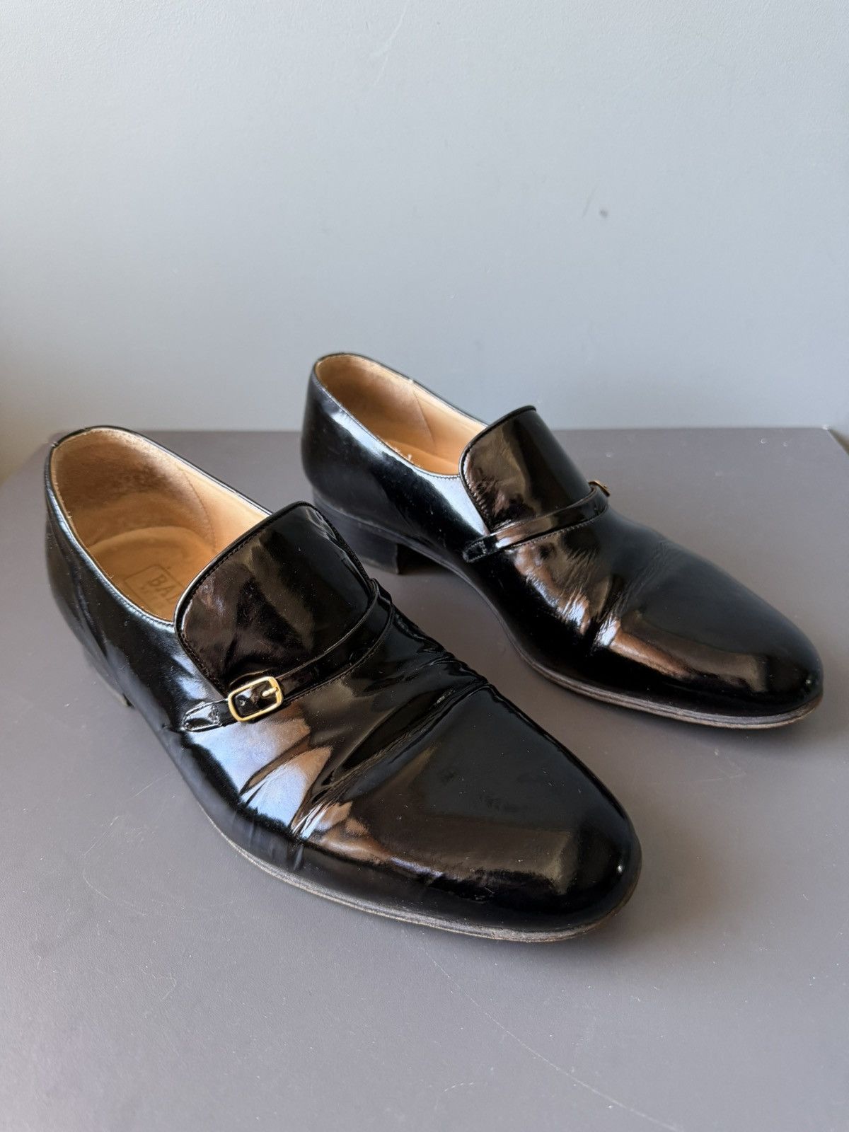 Bally Bally Patent Leather Monk Strap Shoes Classic Formal Size US 8 / EU 41 - 2 Thumbnail