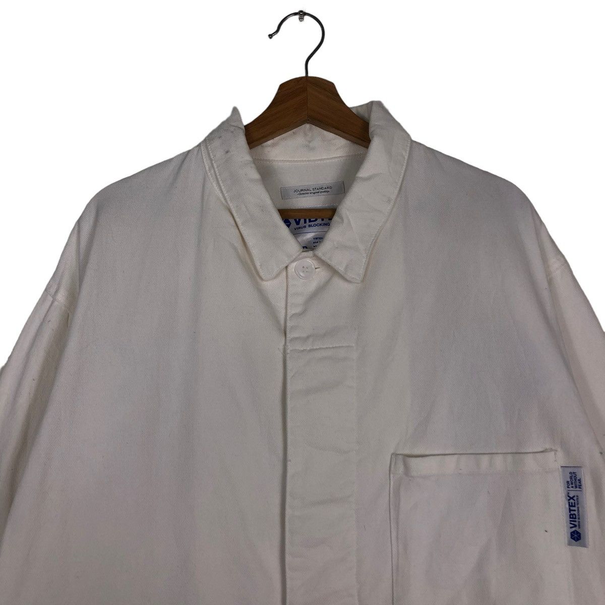Japanese Brand 🔥VINTAGE CHORE WORK JACKET STREETWEAR VIBTEX VIRUS JAPAN Size US M / EU 48-50 / 2 - 3 Thumbnail