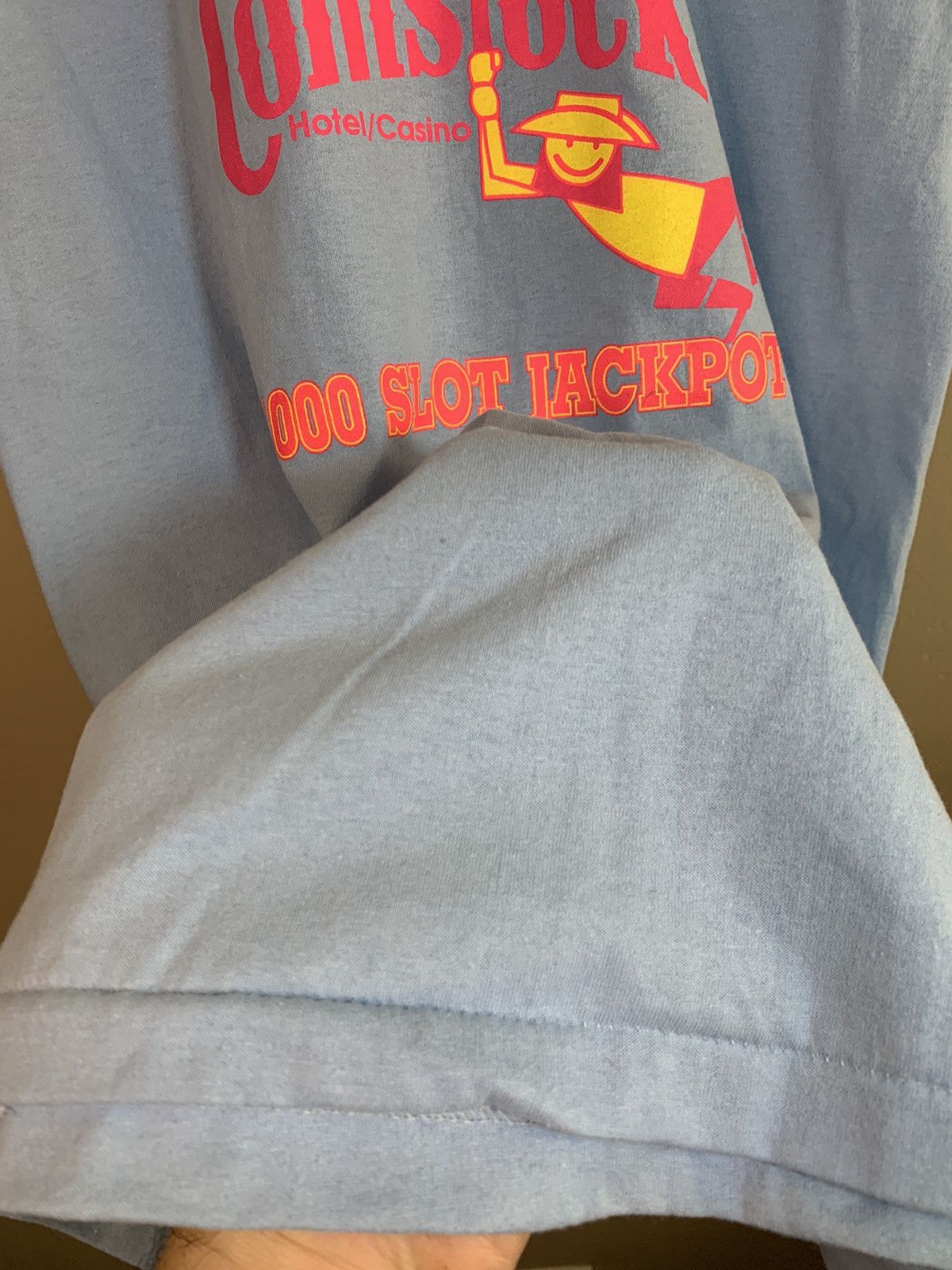 Vintage *RARE* Vintage Comstock Casino Slot Jackpot Gambling T-Shirt Size US L / EU 52-54 / 3 - 3 Thumbnail