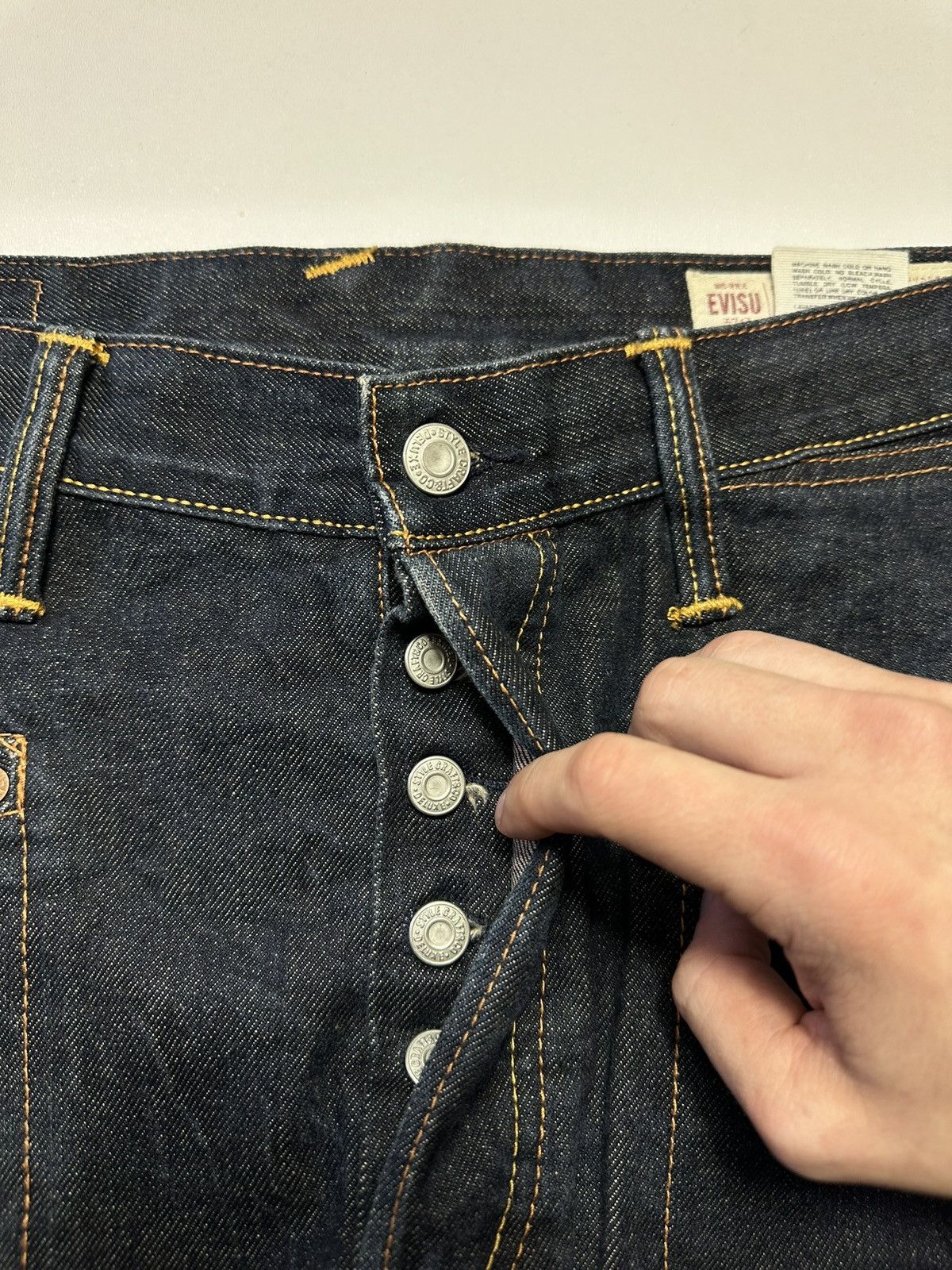 Evisu Vintage Evisu 21th Anniversary Selvedge Jeans Size US 31 - 9 Thumbnail