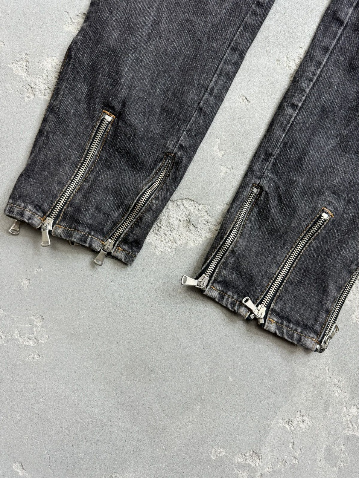 Dolce & Gabbana × Vintage DOLCE & GABBANA 2003 ZIPPER JEANS Size 27" / US 4 / IT 40 - 6 Thumbnail