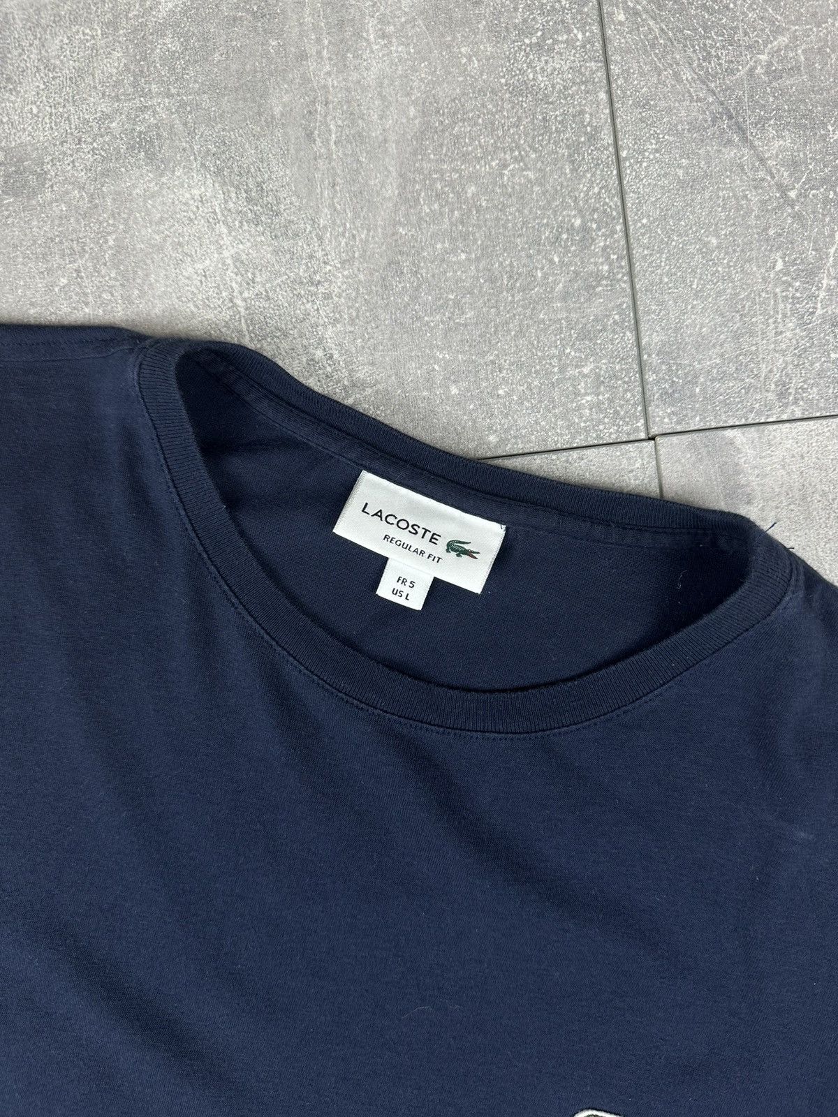 Lacoste Lacoste Small Logo Luxury Blue Long Sleeve Size US L / EU 52-54 / 3 - 5 Thumbnail