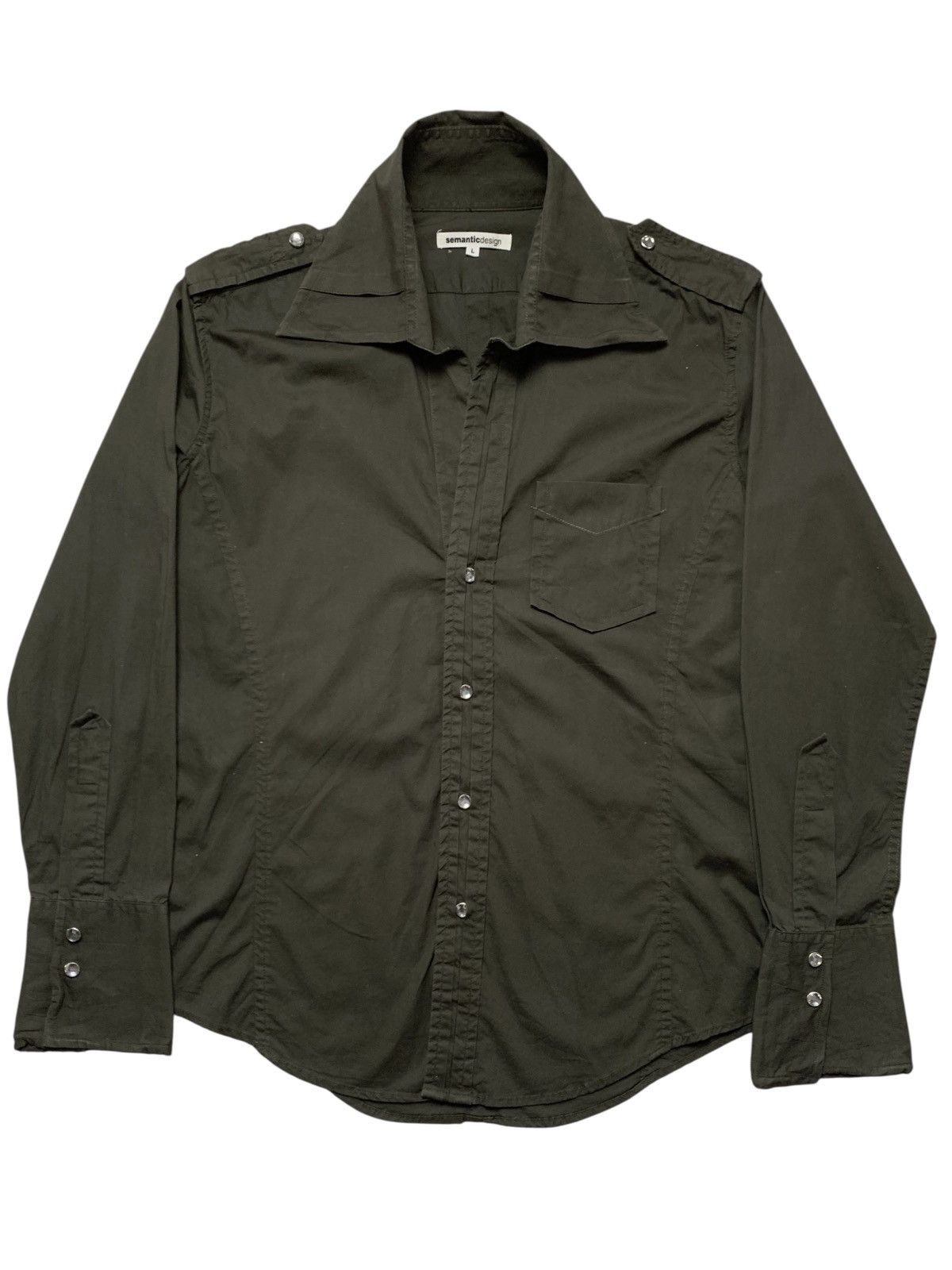 semanticdesign Rare Semantic design Opencollar flared vampir shirt Size US L / EU 52-54 / 3 - 1 Thumbnail