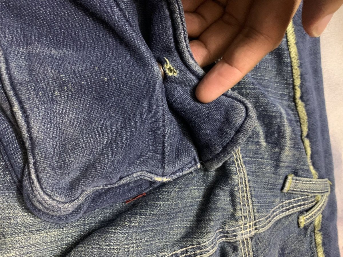 Japanese Brand Flare ET BOITE Washed Denim Hybrid Pants Spirit Goa Lgb Size US 32 / EU 48 - 9 Thumbnail