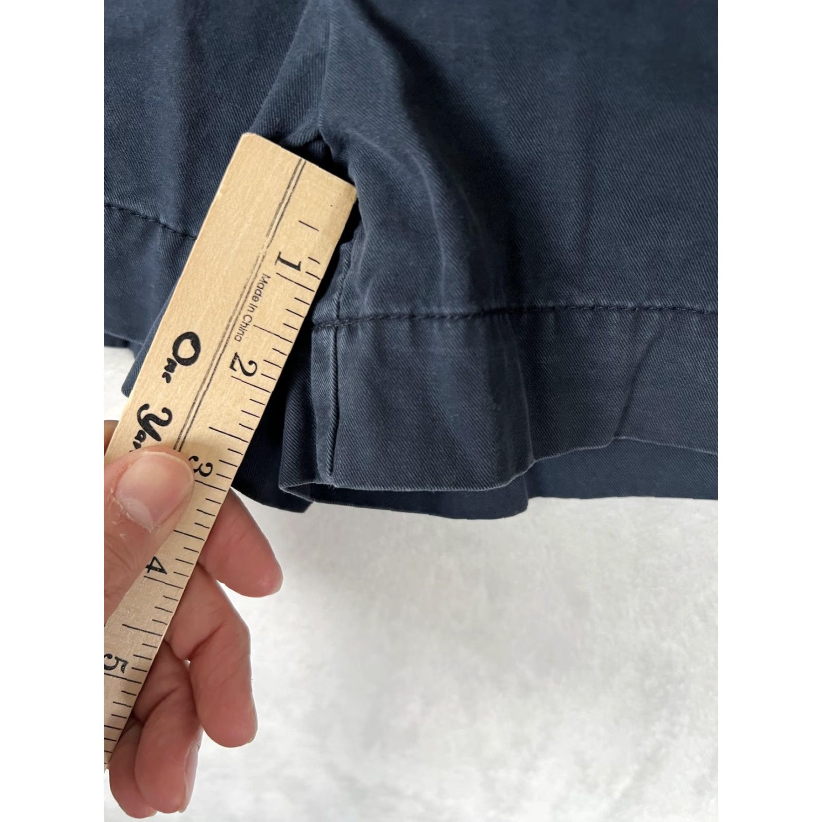 Gap Gap Favorite Khaki Shorts Juniors 1 Blue Chino Twill Flat Front Casual Summer Size 25" / US 0 / IT 36 - 2 Thumbnail