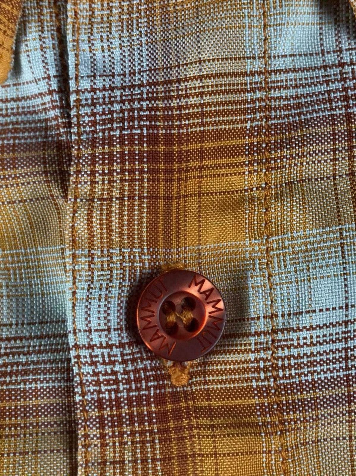 Mammut Mammut Orange Check Short Sleeve Button Up Shirt Size M Size M / US 6-8 / IT 42-44 - 4 Thumbnail