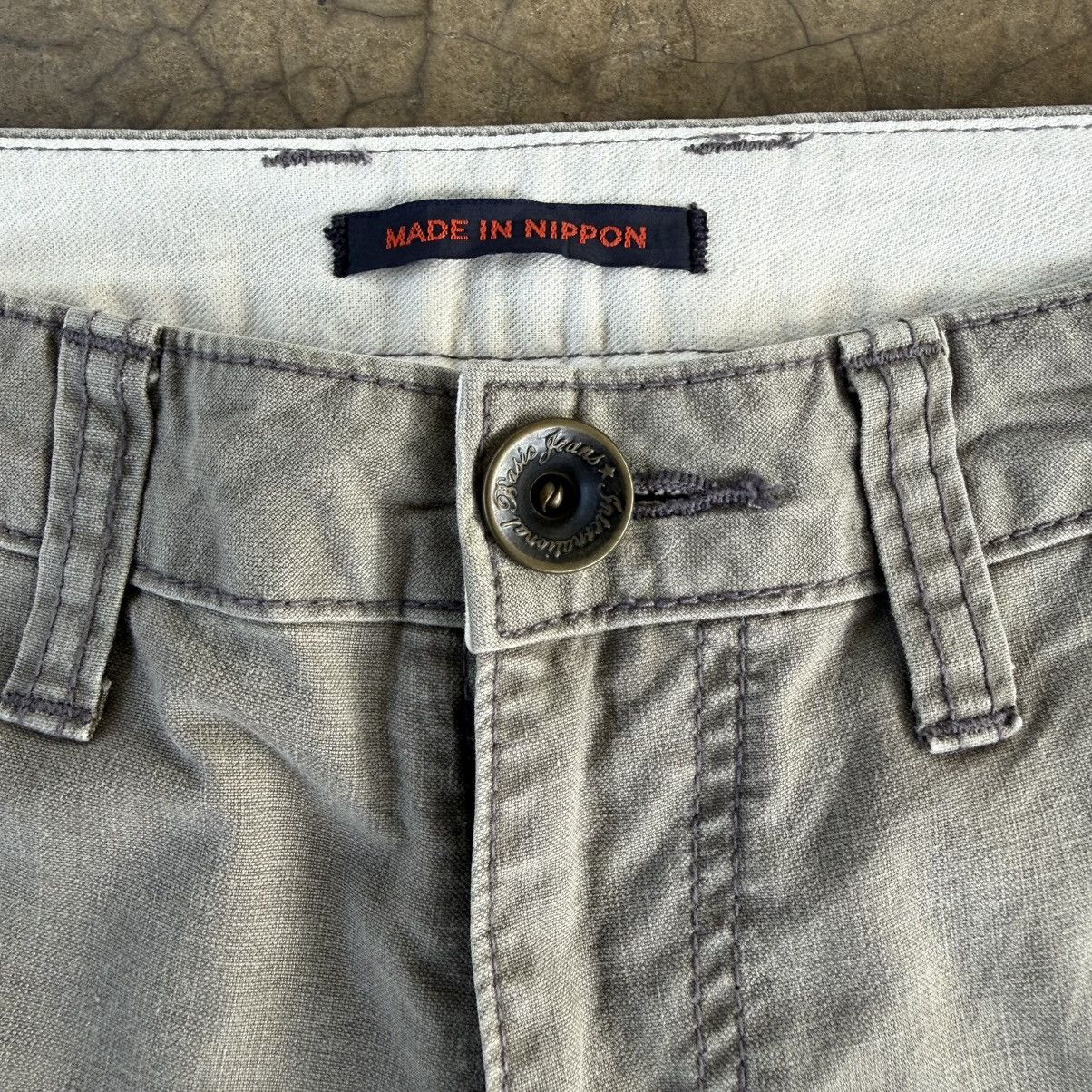 Japanese Brand W29 Vintage Made in Nippon Flare Faded Cargo Pants Size US 29 - 4 Thumbnail
