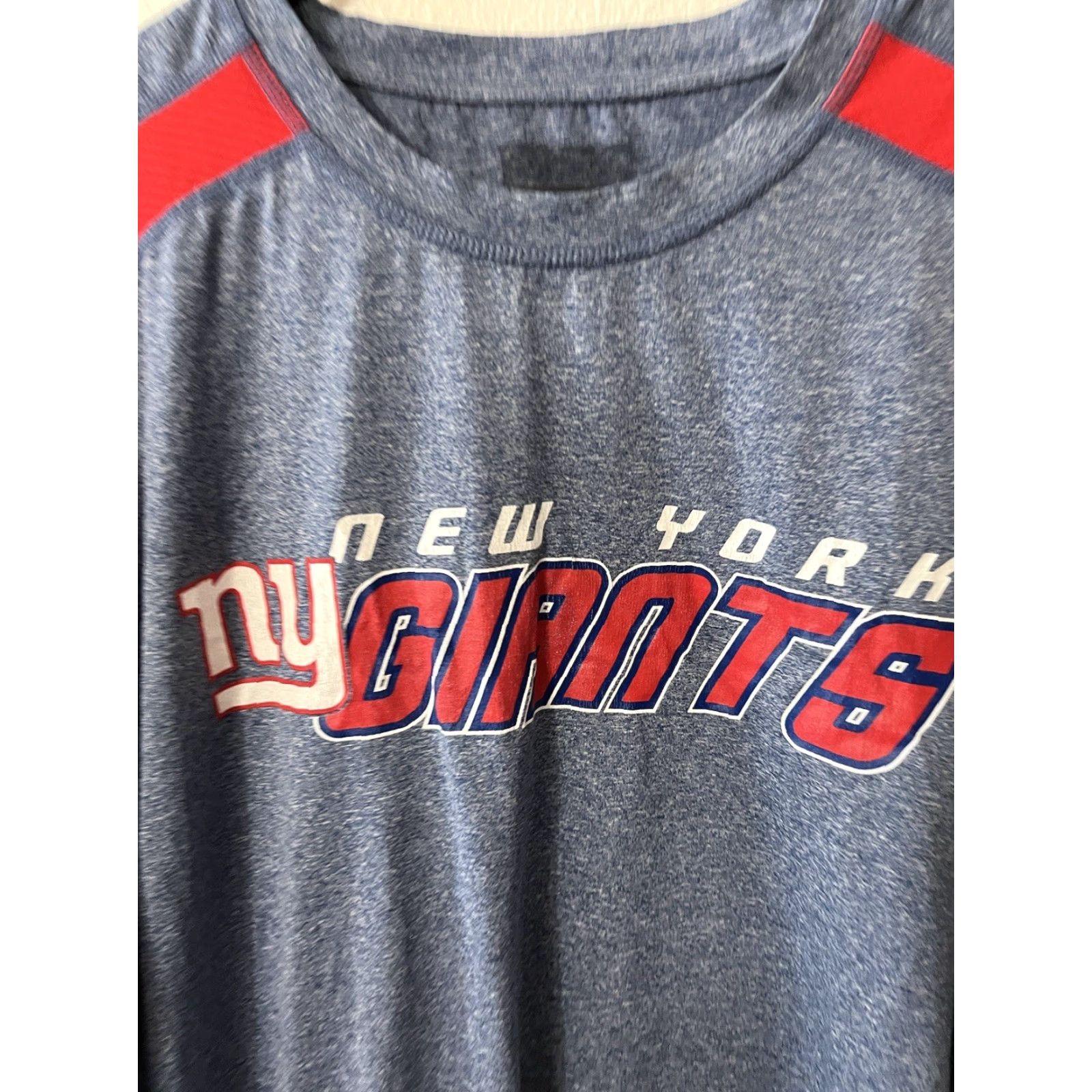 NFL NFL Team Apparel Jersey NY Giants Short Sleeve Shirt Men's XL Size XL Blue Jersey T-Shirt Size US XL / EU 56 / 4 - 3 Thumbnail