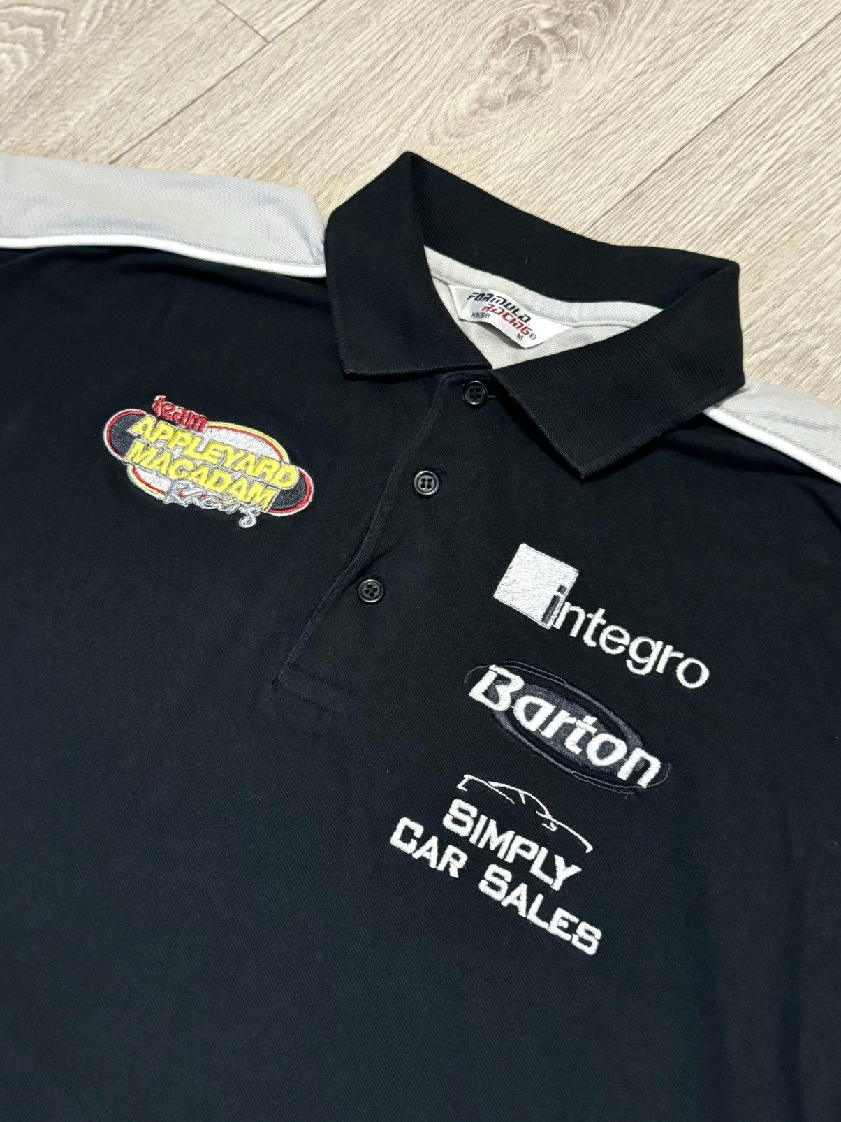 Vintage 🔷Vintage Yamaha Integro Team Appleyard Macadam Racing Polo🔷 Size US M / EU 48-50 / 2 - 3 Thumbnail