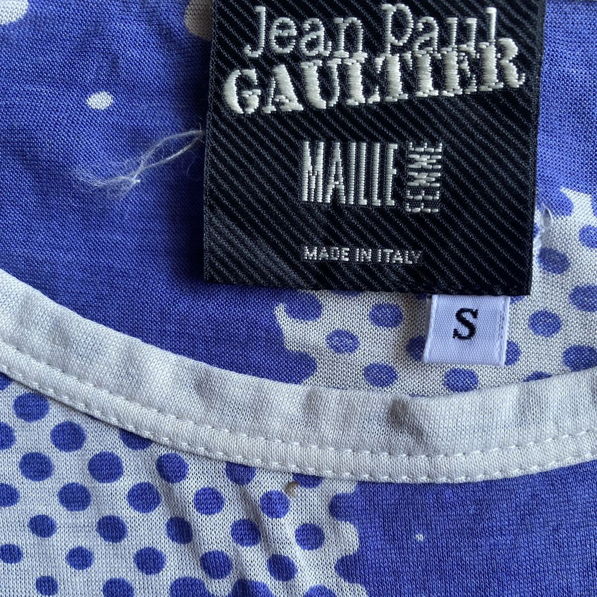 Jean Paul Gaultier JPG Jersey Cotton Dot Tank Top Size S / US 4 / IT 40 - 8 Thumbnail