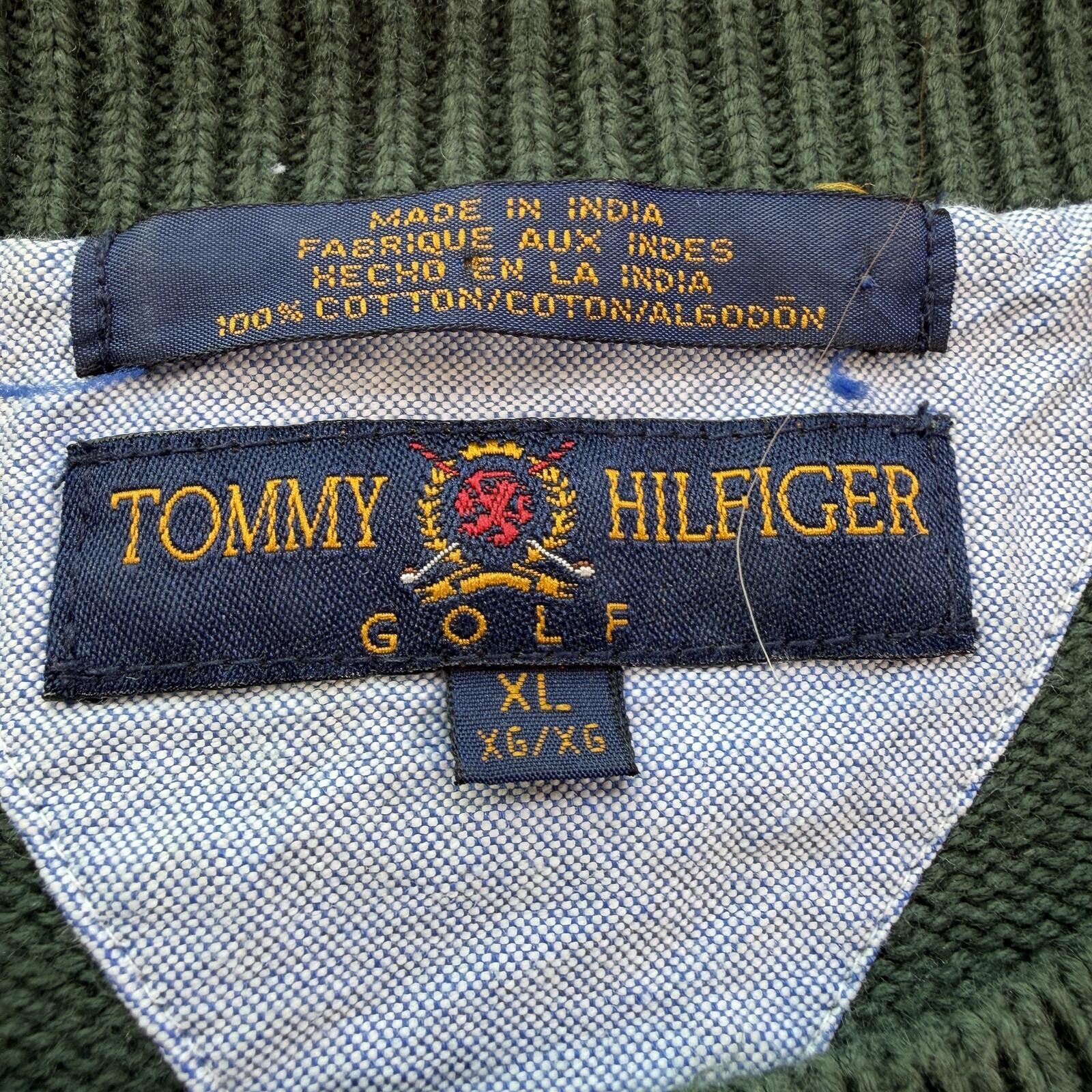 Tommy Hilfiger Vintage 1999 US Open Pinehurst Tommy Hilfiger Golf Sweater Size US XL / EU 56 / 4 - 4 Thumbnail