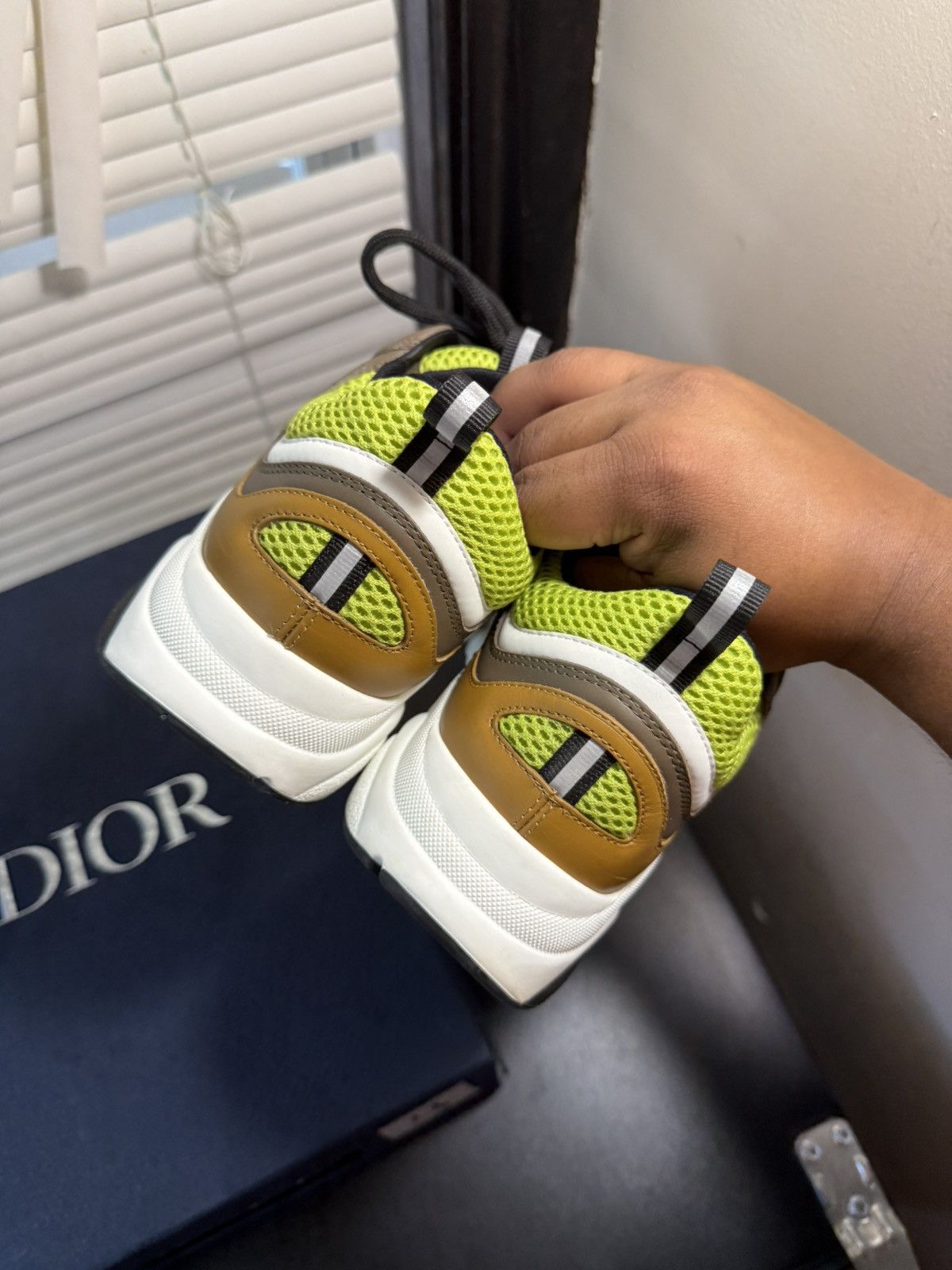 Dior Dior B22 Brown Lime Size Size 8 US / 41 EU Size US 8 / EU 41 - 12 Thumbnail