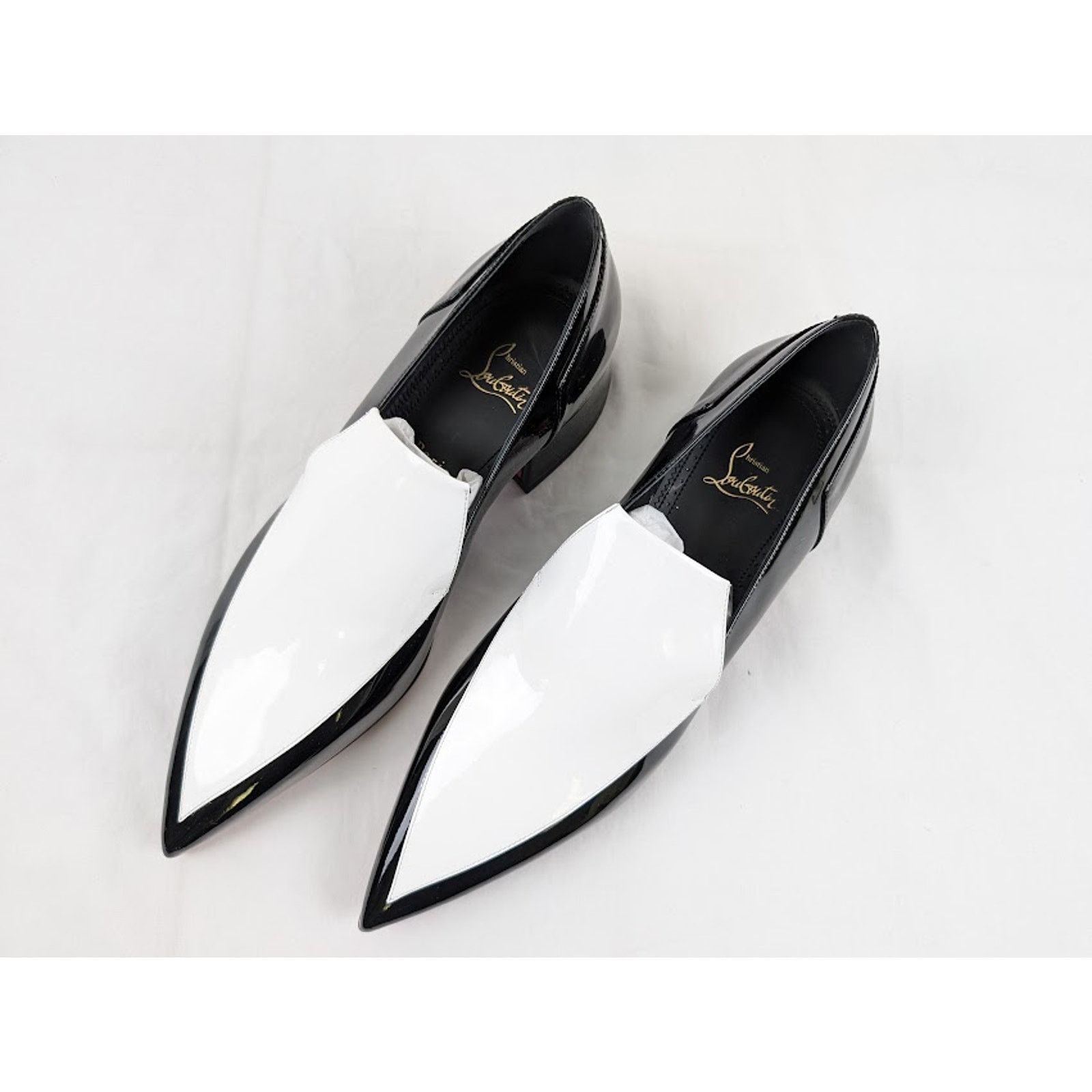 Christian Louboutin o1rshd1 Aiglon 30 Shoes in White / Black Size US 9.5 / EU 42-43 - 12 Thumbnail