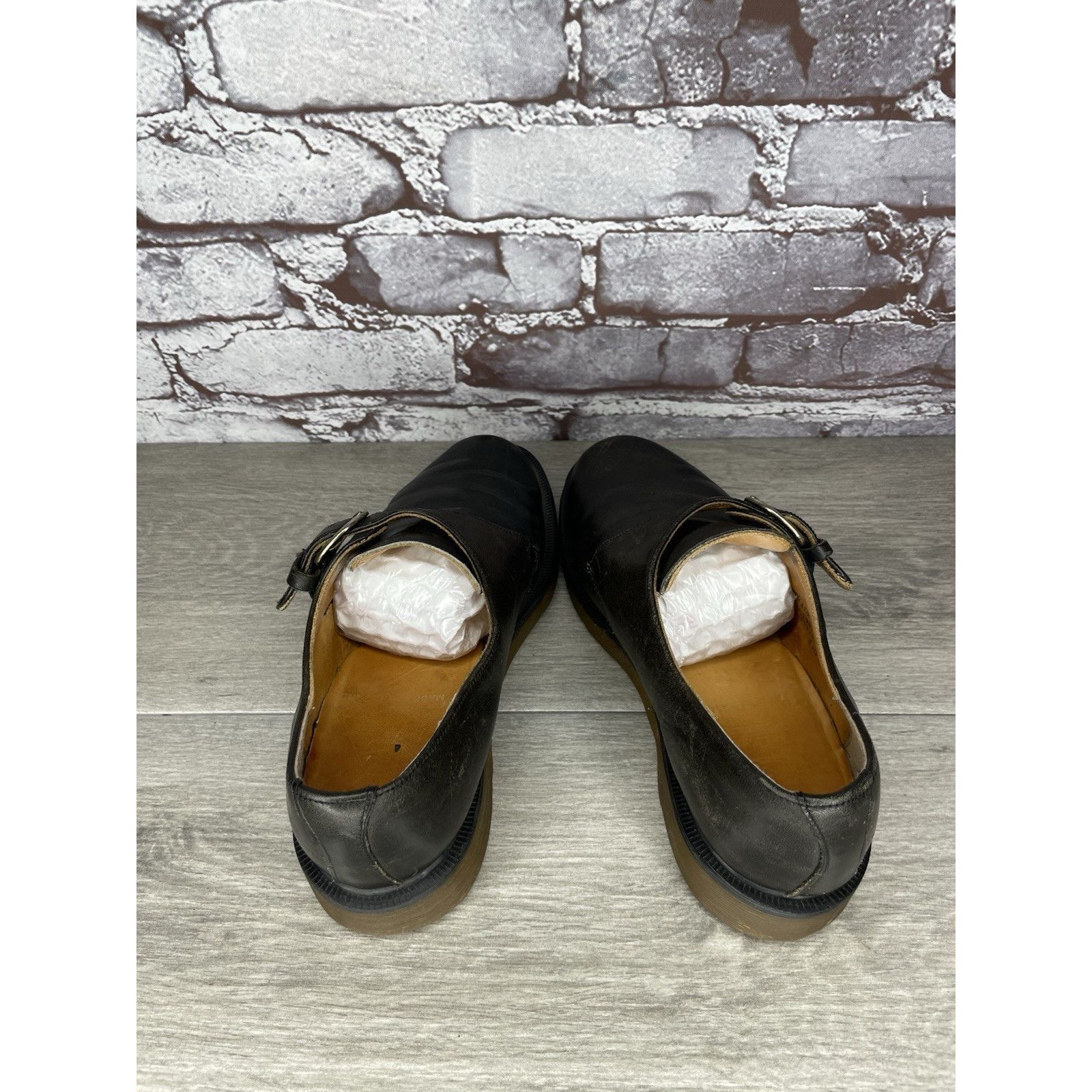 Dr. Martens VTG Dr. Martens Brown Leather Monk Strap Loafer England Shoe Size US 5 / IT 35 - 5 Thumbnail