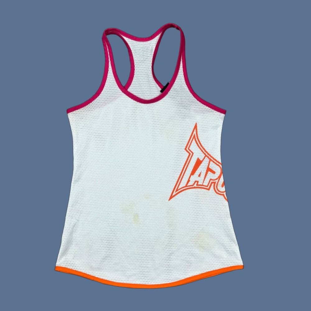 Tapout VINTAGE Tap Out Women's Shirt S White Sleeveless Performance Tank Top Ladies Size S / US 4 / IT 40 - 1 Thumbnail