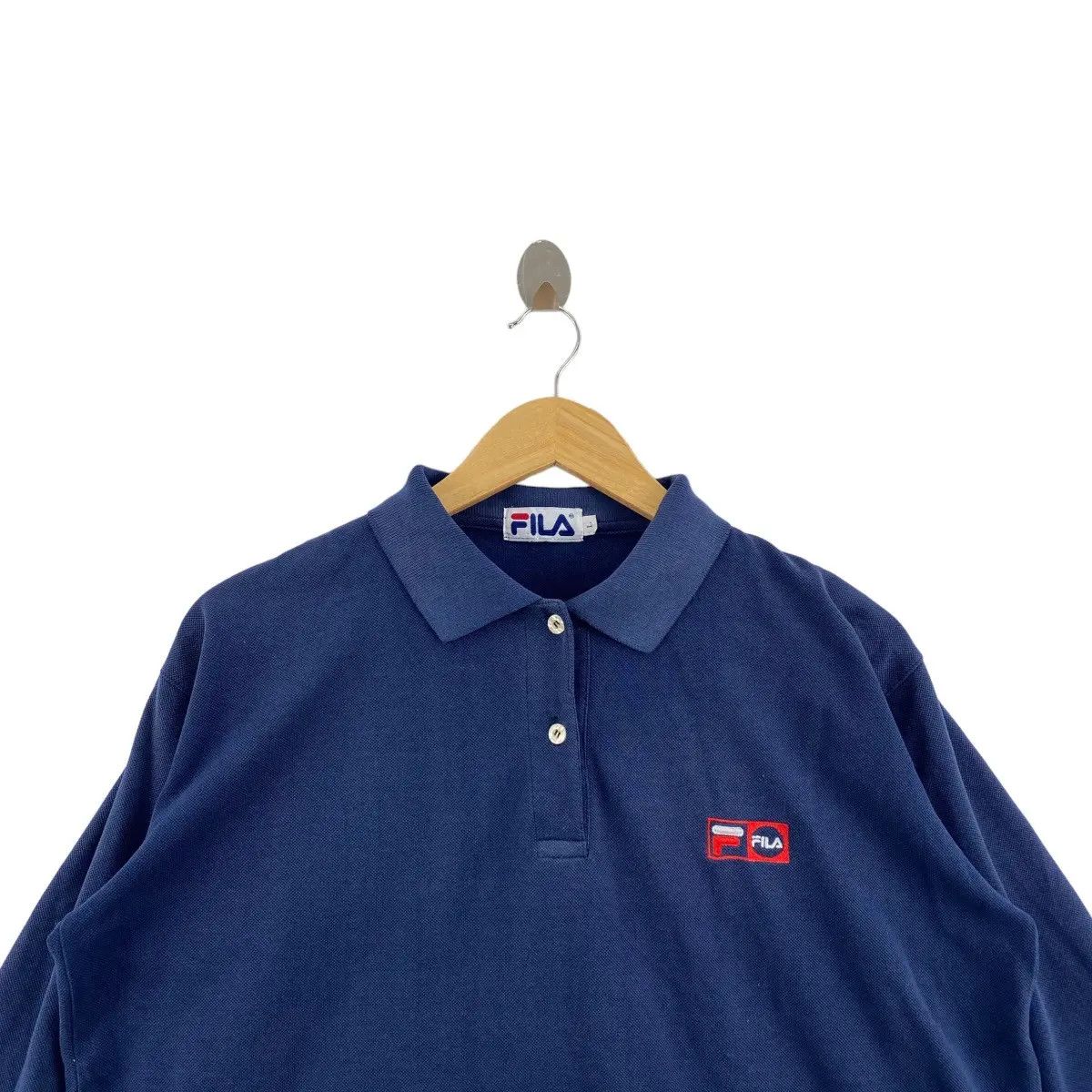Fila Vintage FILA BJORN BORG Biella Italia Baggy Tee Shirt Size L / US 10 / IT 46 - 2 Thumbnail