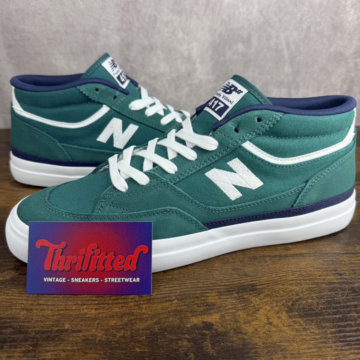 New Balance New Balance Numeric 417 x Franky Villani Teal White NM417VTL Size US 11.5 / EU 44-45 - 1 Thumbnail