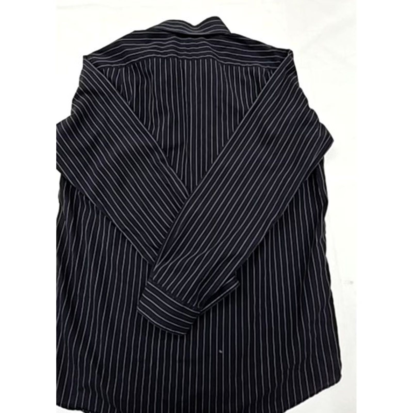 Lacoste Lacoste Men’s Navy White Stripe Cotton Button Down Shirt 43 Size US XL / EU 56 / 4 - 3 Thumbnail
