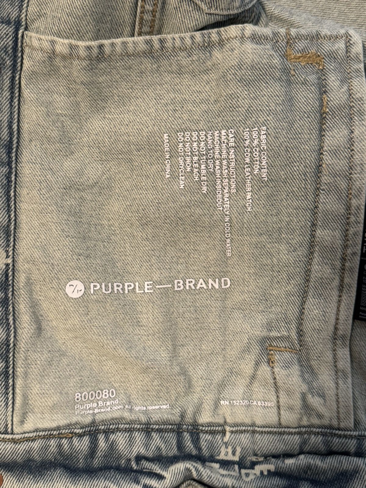 Purple Brand Purple Brand Monogram Oversized Indigo Jacket S Small Size US S / EU 44-46 / 1 - 10 Thumbnail