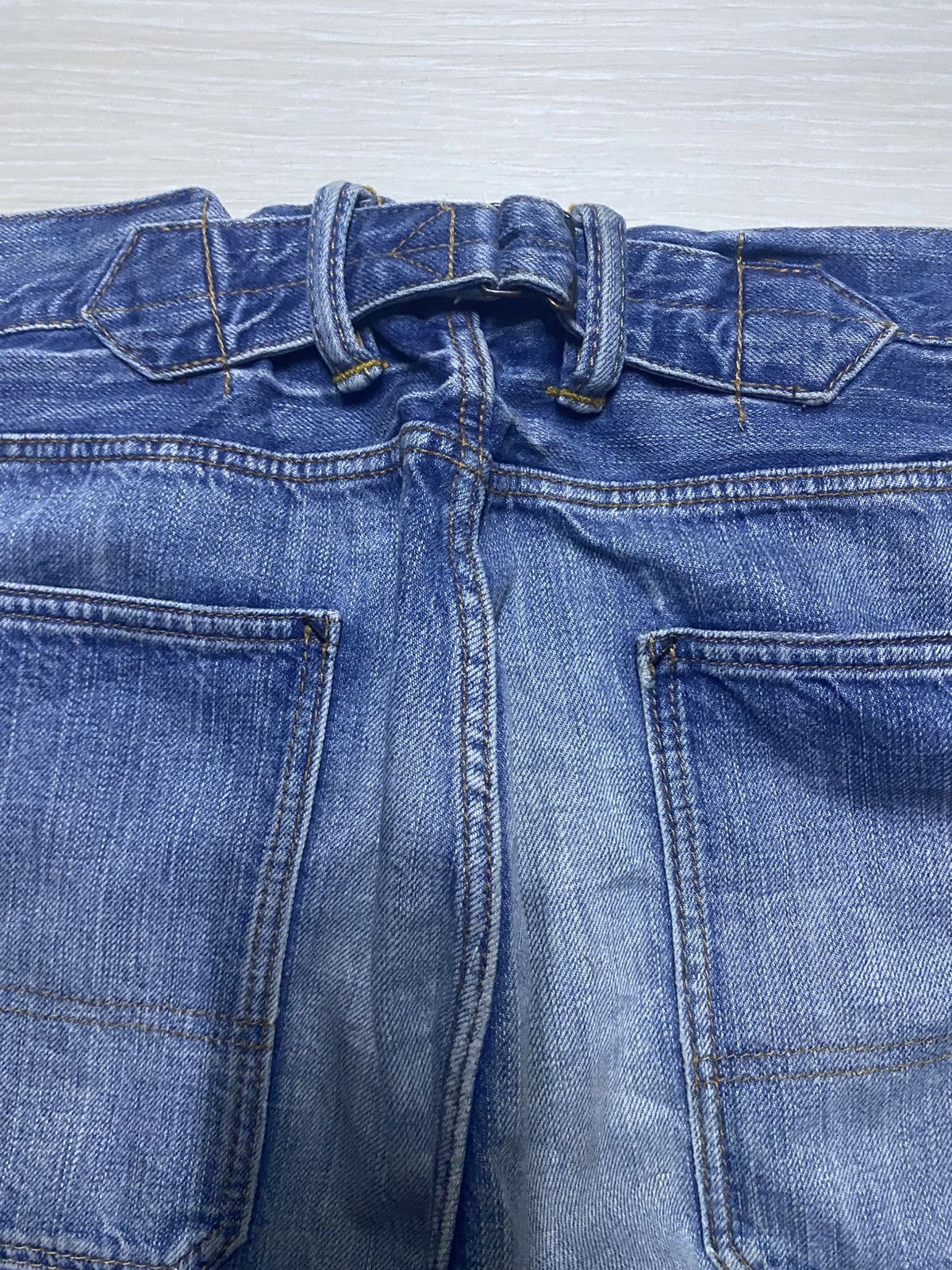 Gap Vintage Gap Denim Buckle Back Faded Loose Jeans Size US 32 / EU 48 - 10 Thumbnail