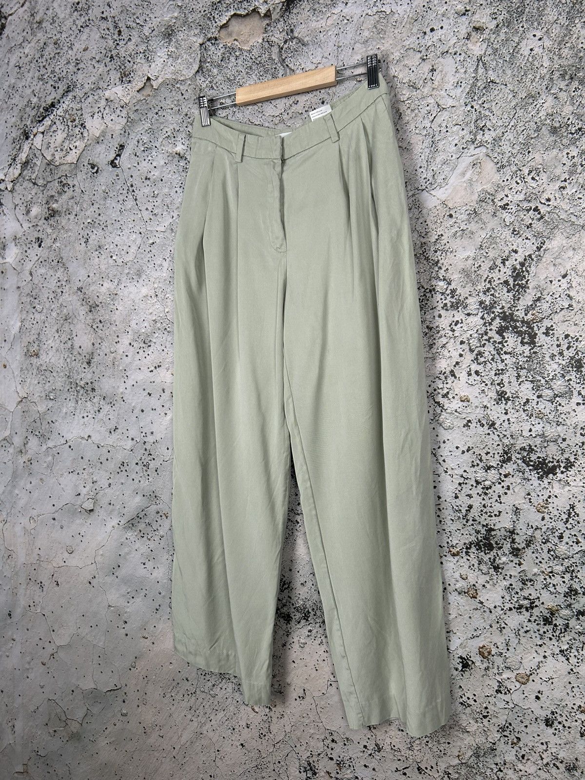 Vintage × Weekday Weekday Brady Trousers Lyocell Light Avant Garde Pants Size US 30 / EU 46 - 2 Thumbnail